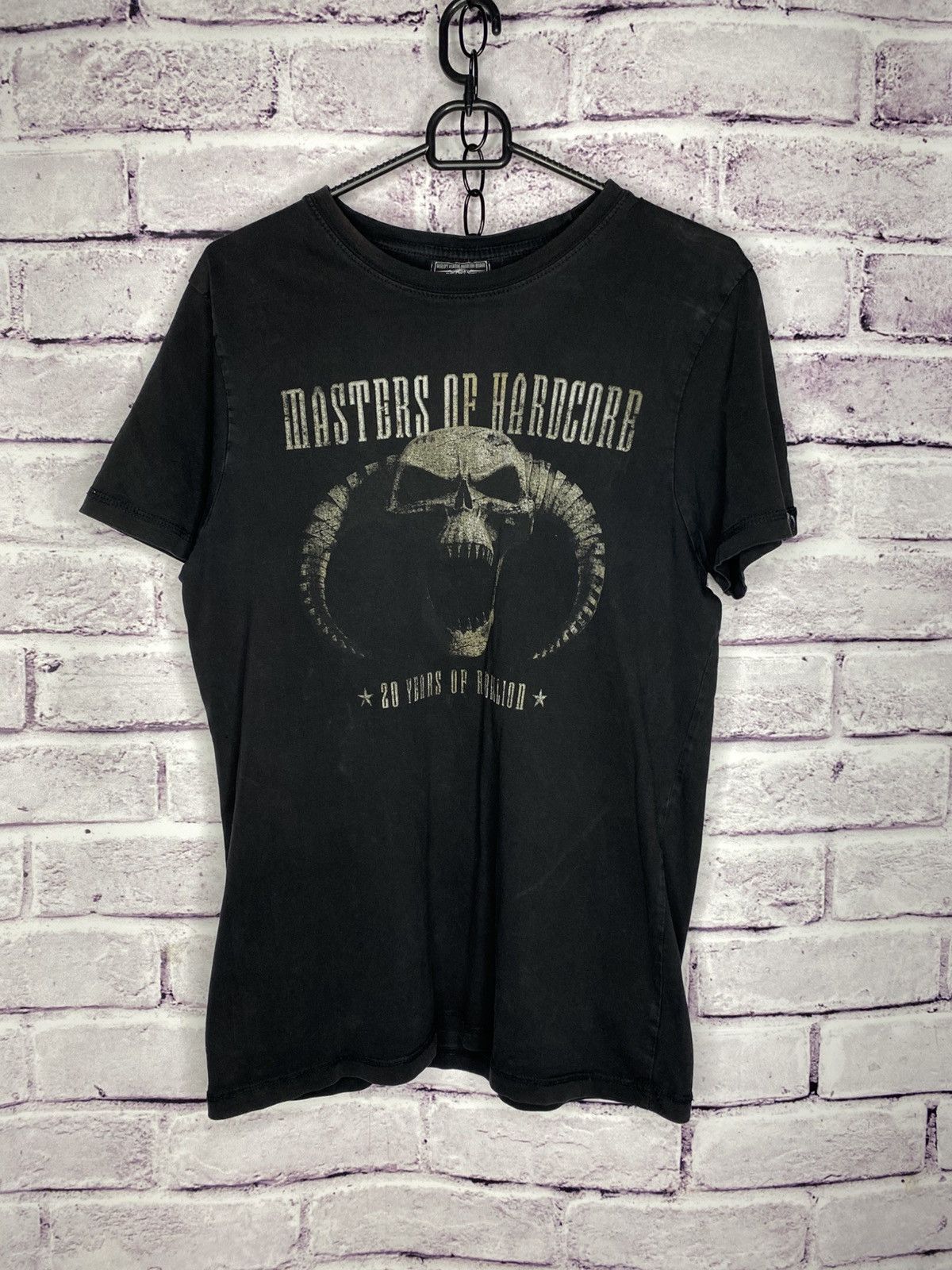 Men's VTG T-Shirt Masters Of Hardcore Demon Skeleton Tee