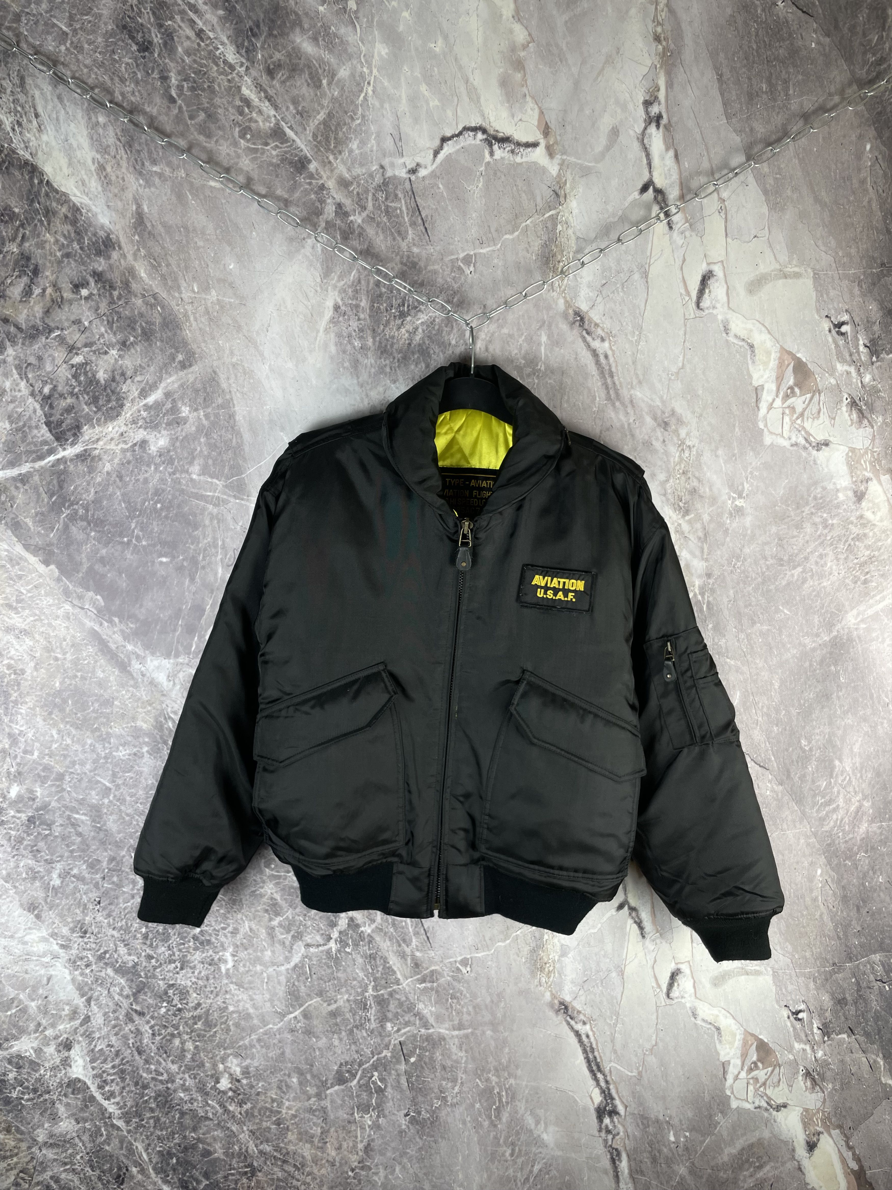 Vintage Aviation Flight Vintage Jacket MA-1 USA size M Size US M / EU 48-50 / 2 - 1 Thumbnail