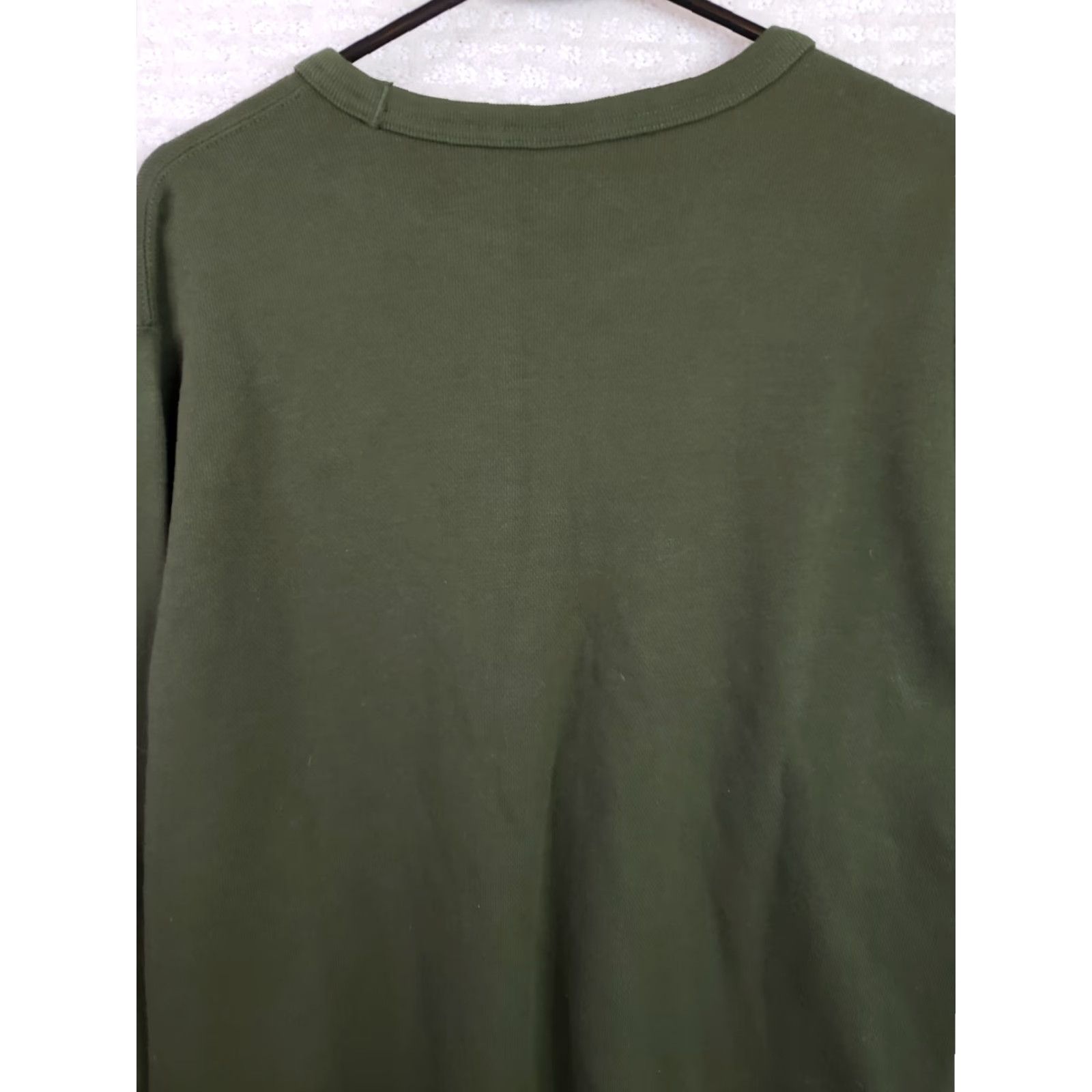 Disney Disney Mickey Mouse Green Long Sleeve Crewneck Sweatshirt Men's M Size US M / EU 48-50 / 2 - 6 Thumbnail