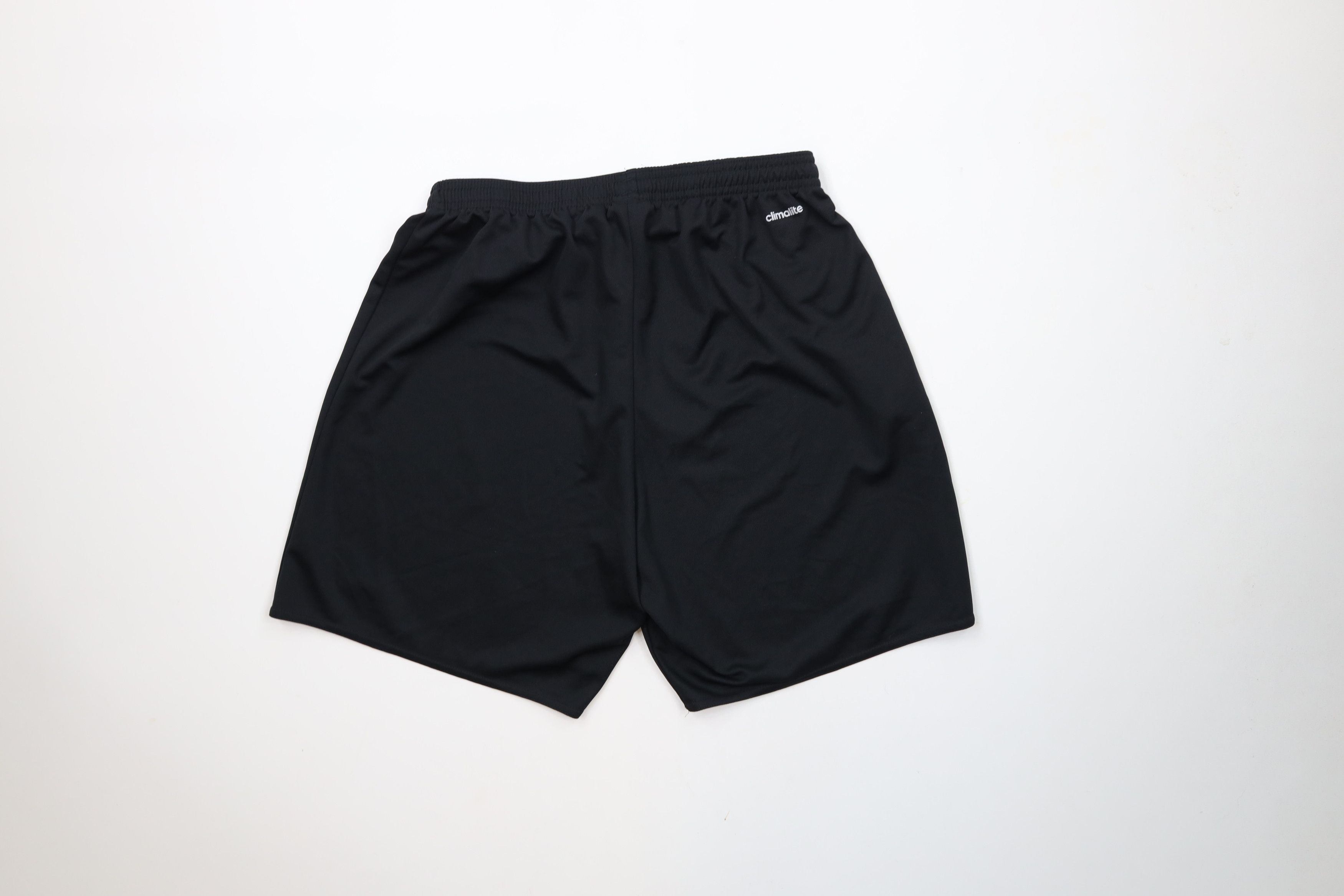 Adidas × Vintage Vintage Adidas Spell Out Running Jogging Soccer Shorts Black Size US 32 / EU 48 - 9 Thumbnail