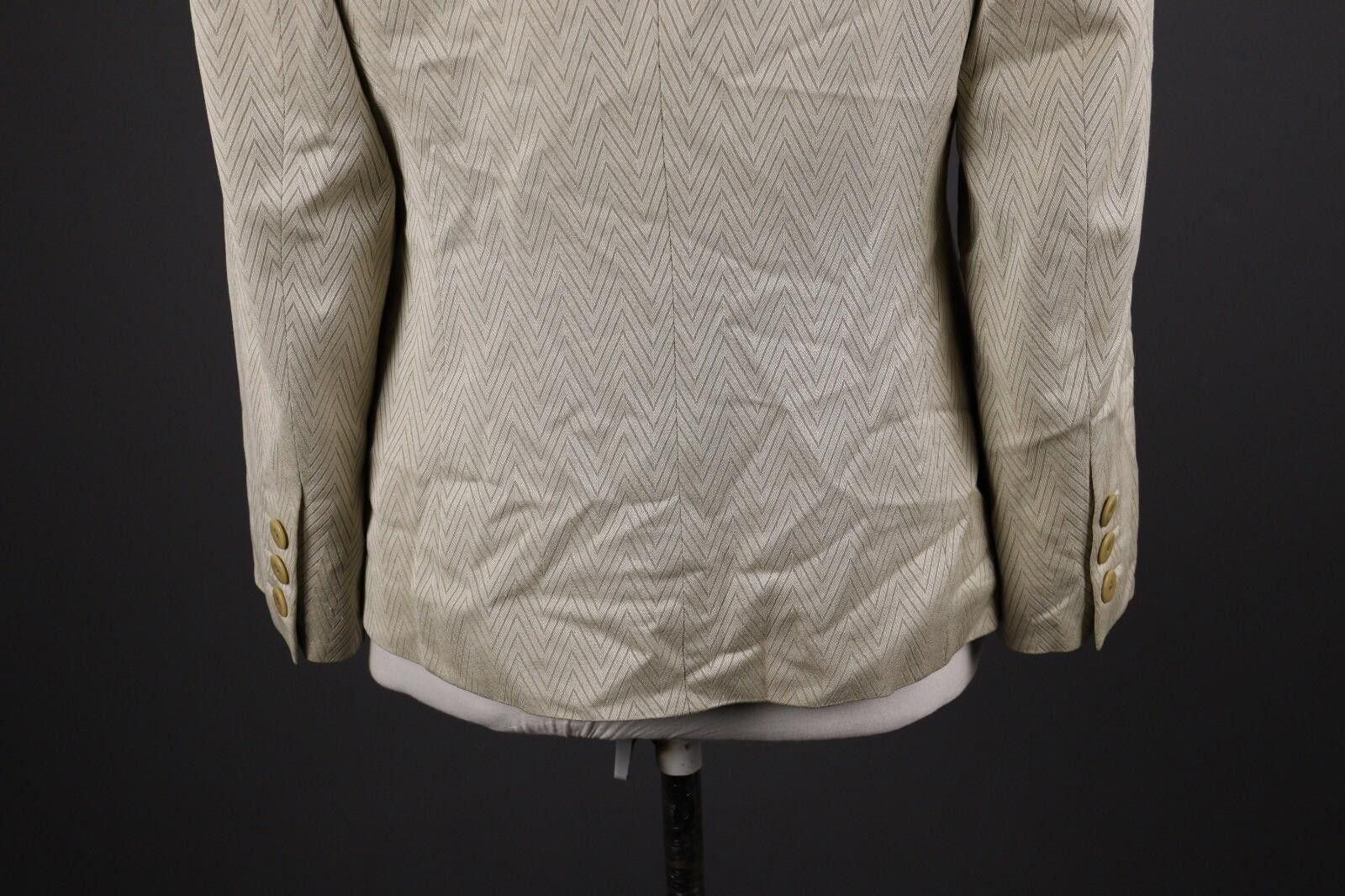 Escada Escada by Margaretha Ley Beige Wool Stripe Jacket Size 40 Size M / US 6-8 / IT 42-44 - 7 Thumbnail