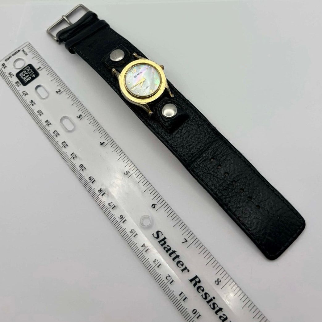 Other Vintage Gold & Black Gruen Watch Size ONE SIZE - 4 Thumbnail