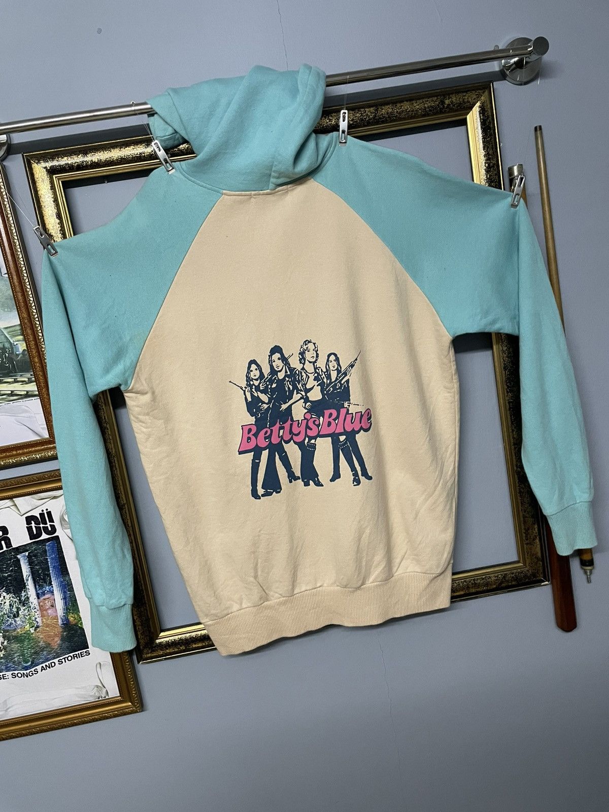 Japanese Brand Vintage 90s Japan Bettys Blue Shinji Abe Stop The War Hoodie Size US L / EU 52-54 / 3 - 2 Thumbnail