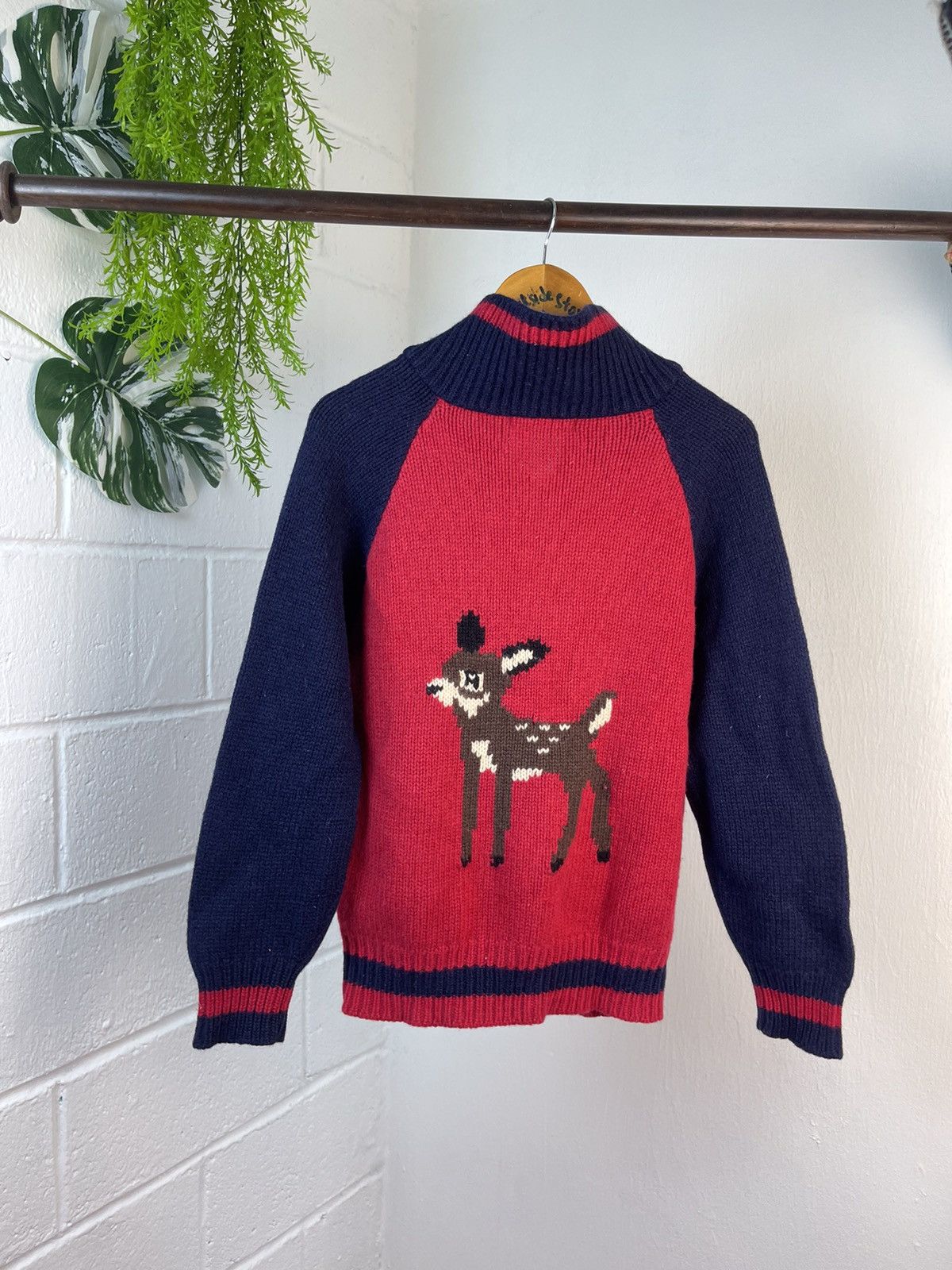 Japanese Brand Japanese brand Bambi Wool Zipper Knit a7 Size US M / EU 48-50 / 2 - 8 Thumbnail