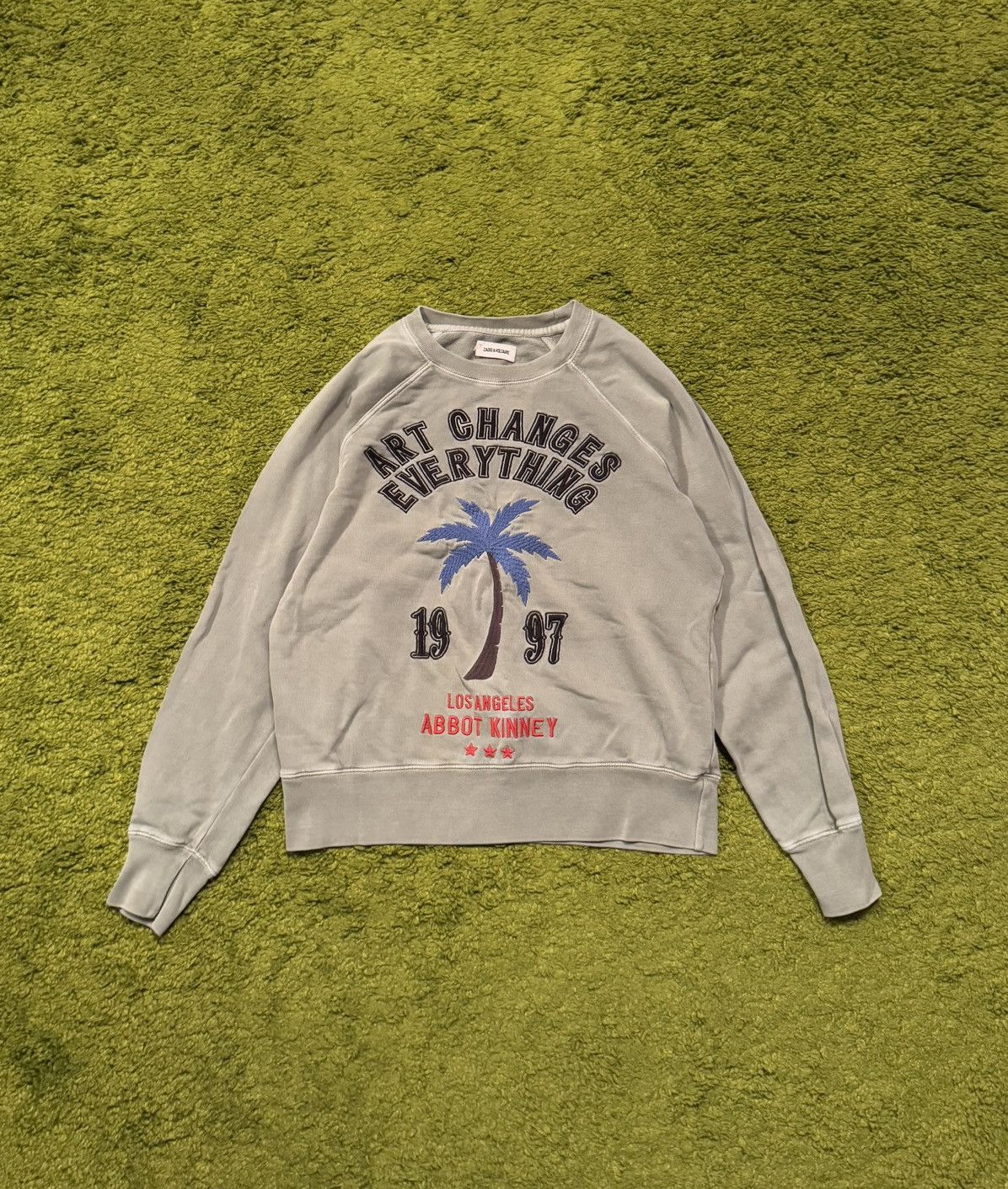 Designer × Zadig & Voltaire 🌴 Zadig & Voltaire avant Garde palm logo sweatshirt Size S / US 4 / IT 40 - 1 Thumbnail