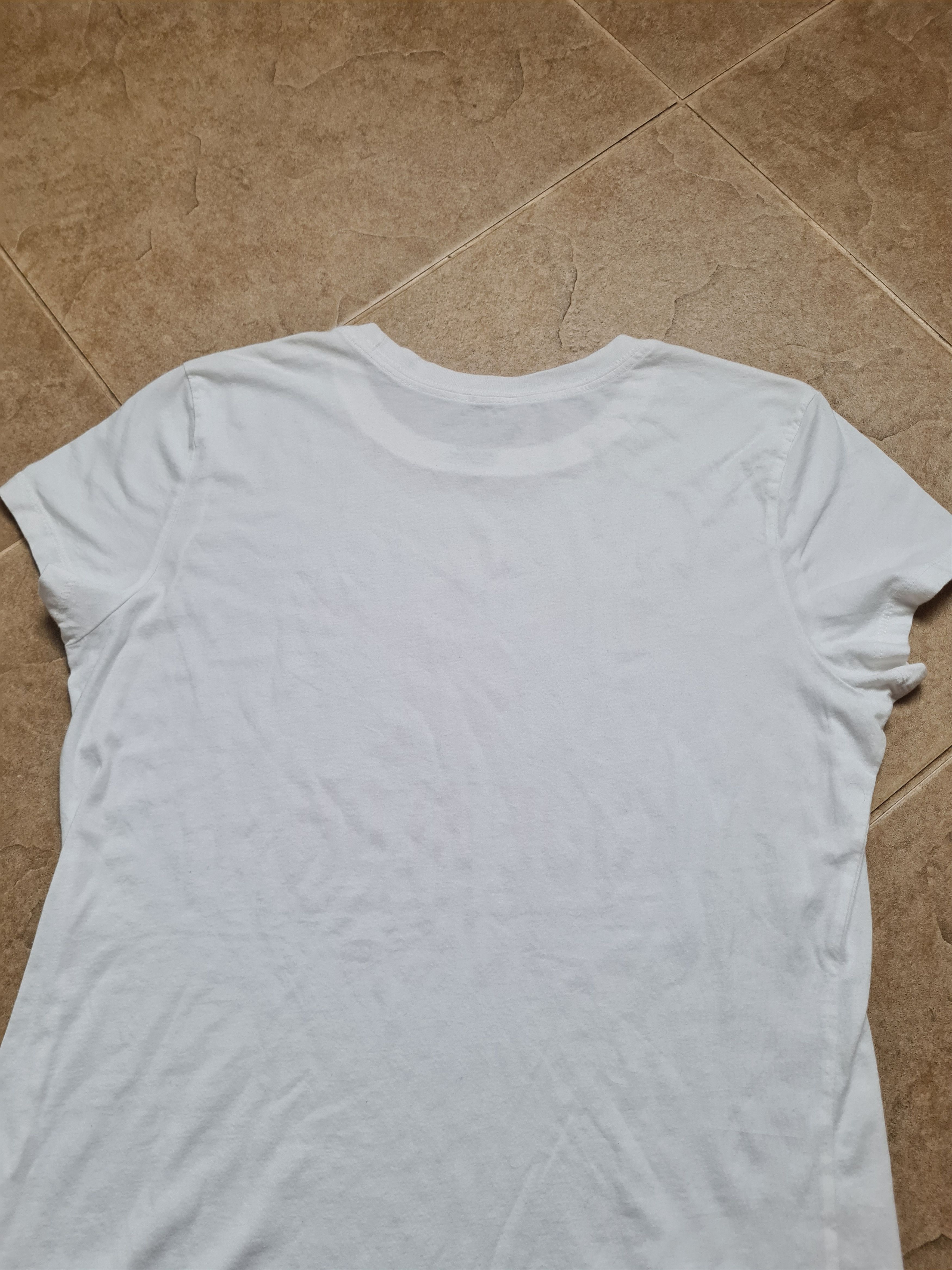 True Religion Womens True Religion White Cotton T-Shirt Crew Neck Logo Size L / US 10 / IT 46 - 11 Thumbnail
