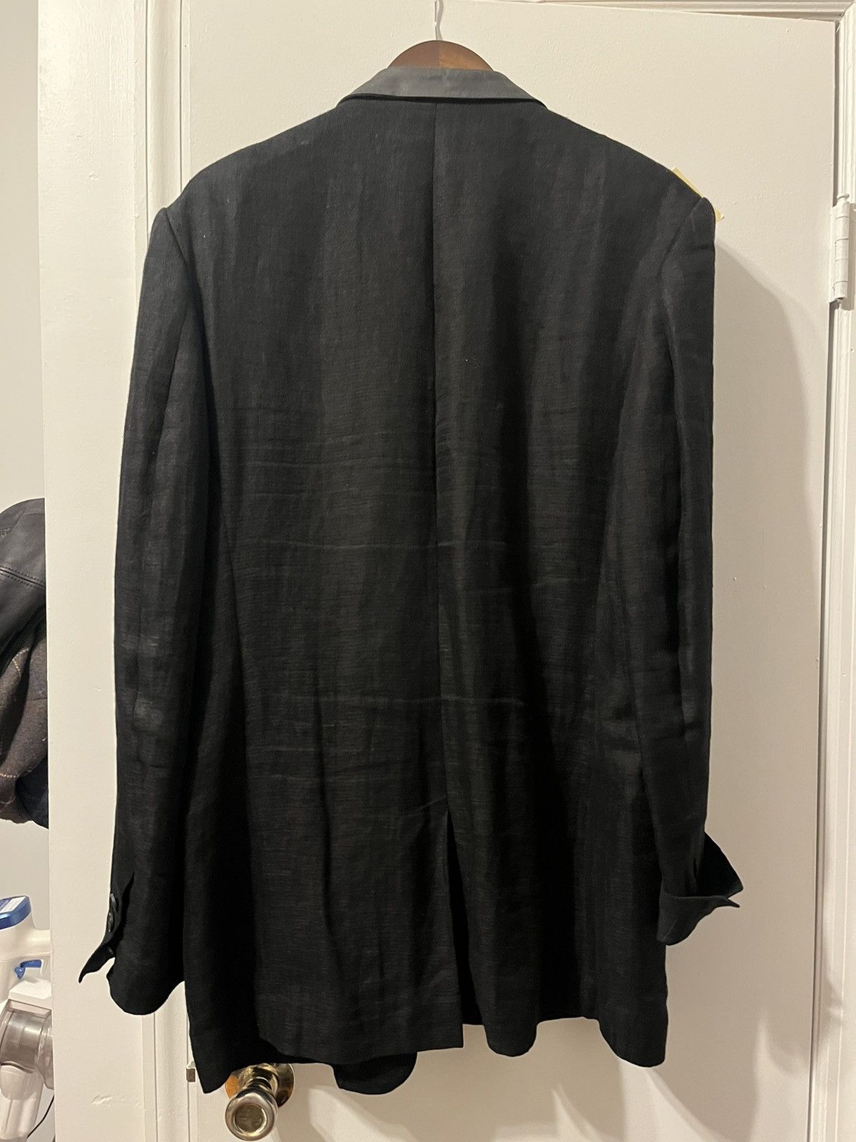 Yohji Yamamoto Yohji Yamamoto Pour Homme Leather Jacket Size US L / EU 52-54 / 3 - 5 Thumbnail