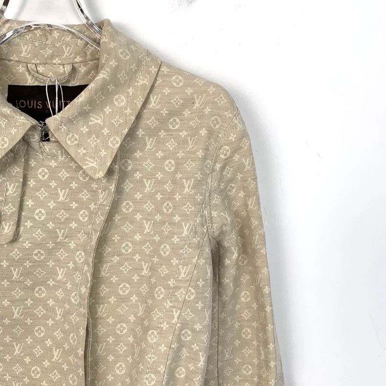 Louis Vuitton Louis Vuitton Brown logo presbyopic full print cotton lape Size XXS / US 00 / IT 34 - 3 Thumbnail