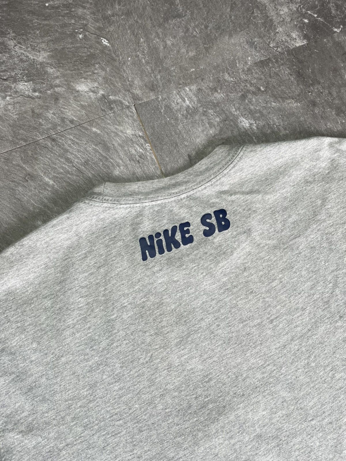 Nike SB Nike Sb Center Big Logo Dunk Tee Gray Size S Size US S / EU 44-46 / 1 - 5 Thumbnail