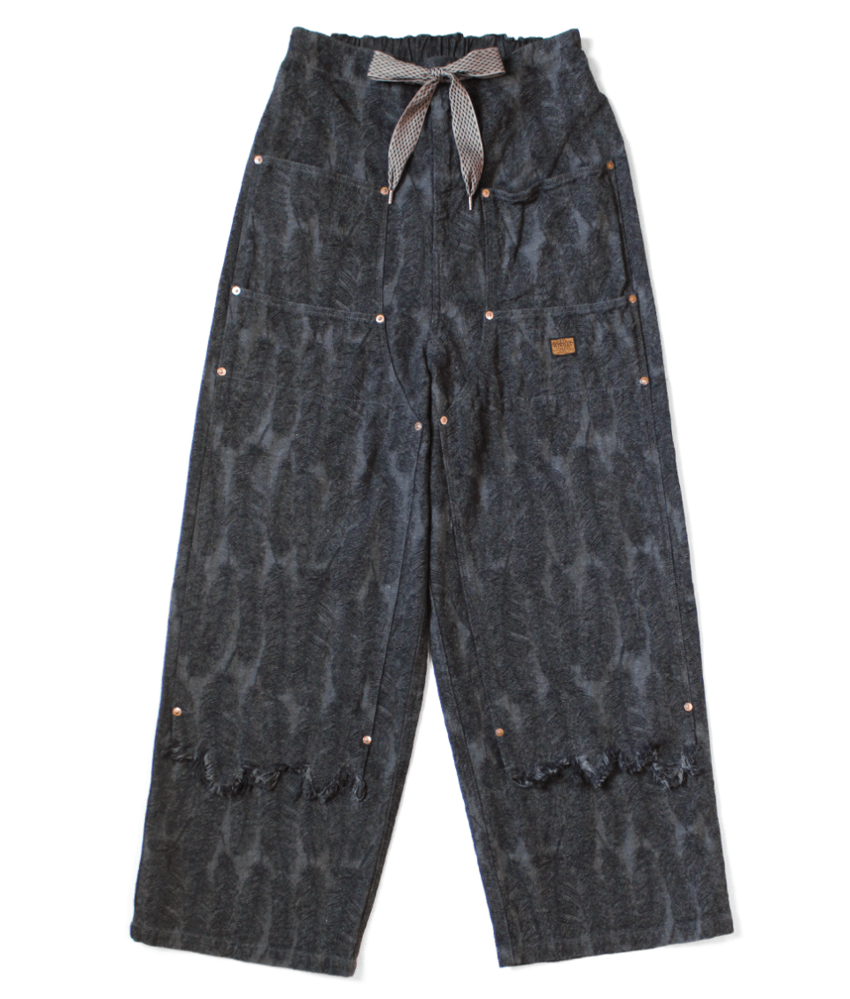 Kapital 12oz Magpie denim W-knee easy baggy trousers Size US 34 / EU 50 - 1 Thumbnail