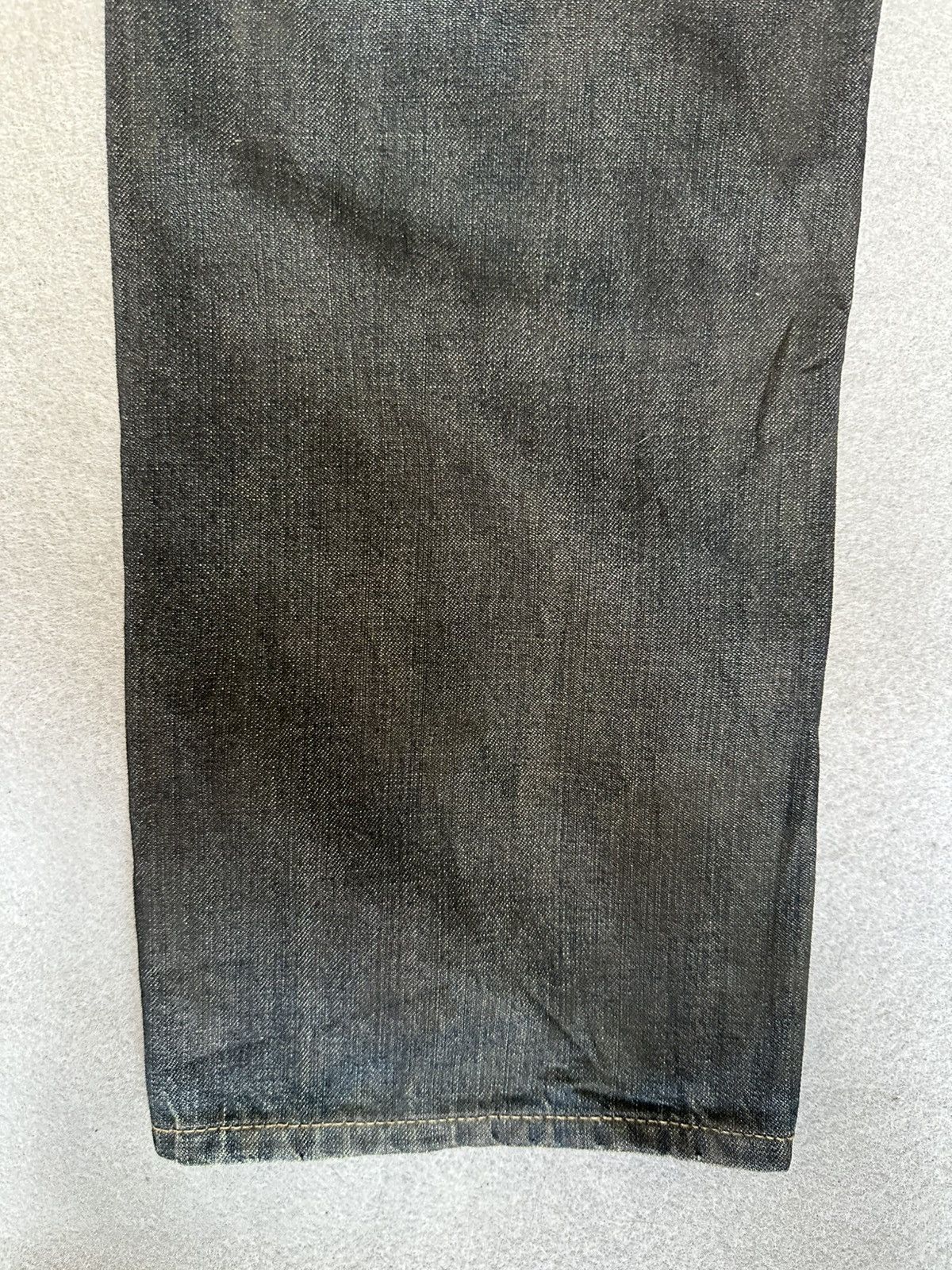 Japanese Brand Nationality + Name II Crosbec Waxed Denim Size US 33 - 12 Thumbnail