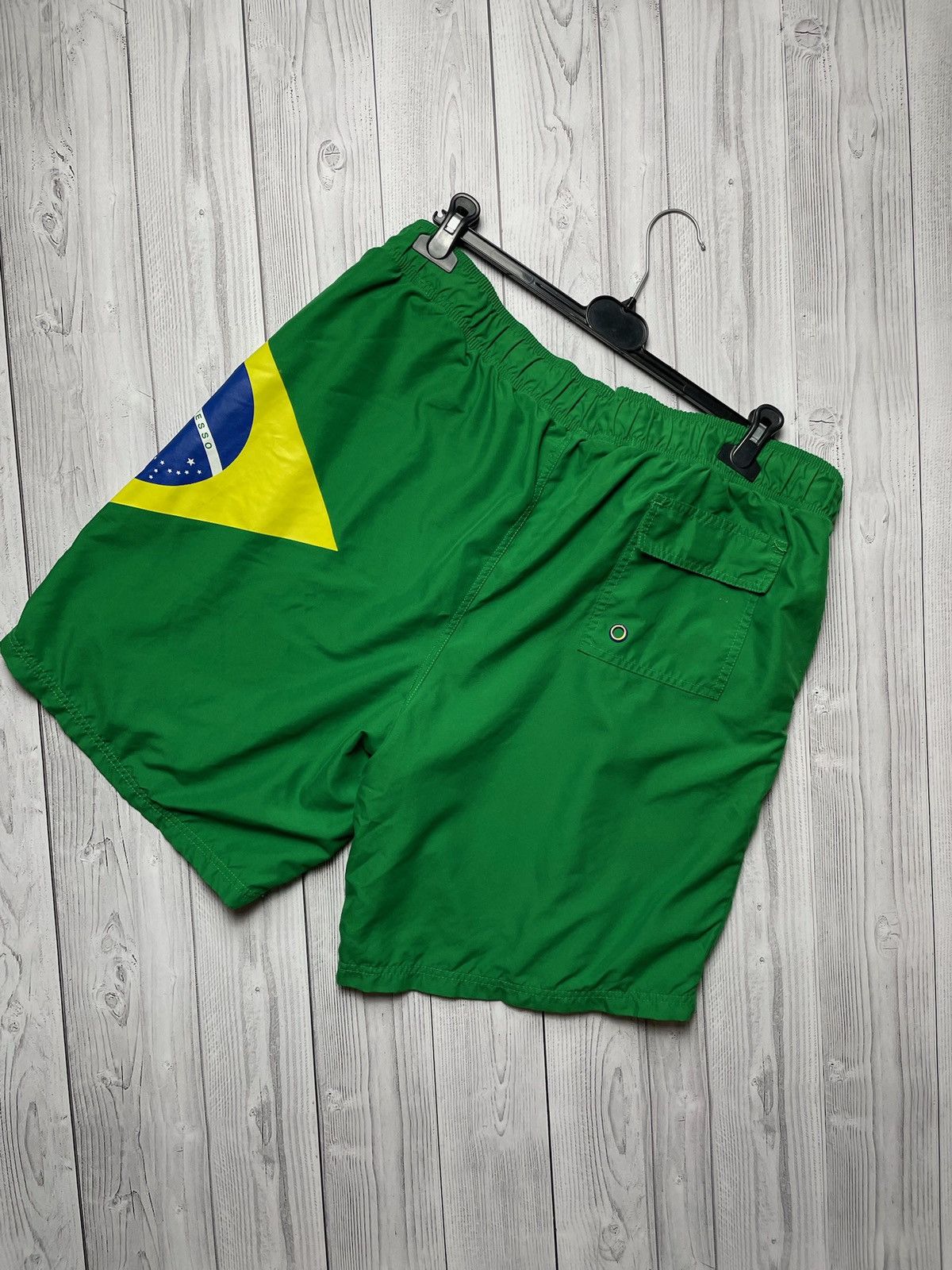 Vintage Brazil brasil vintage big logo shorts size xxl 38 Size US 38 / EU 54 - 4 Thumbnail