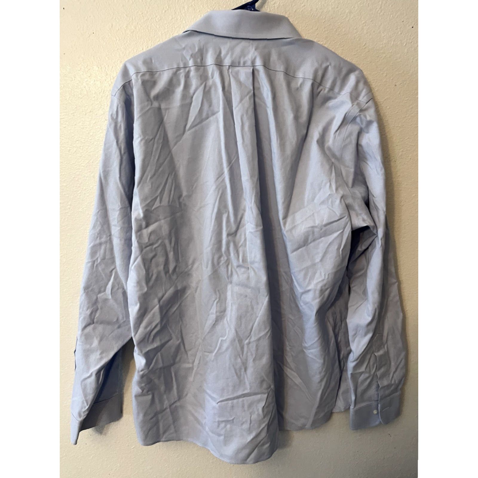 Brooks Brothers VINTAGE Brooks Brothers Regent Dress Shirt Mens Blue Solid Size 16.5-35 Collar Button-Down Long Sleeve Cap Regular Size US L / EU 52-54 / 3 - 3 Thumbnail