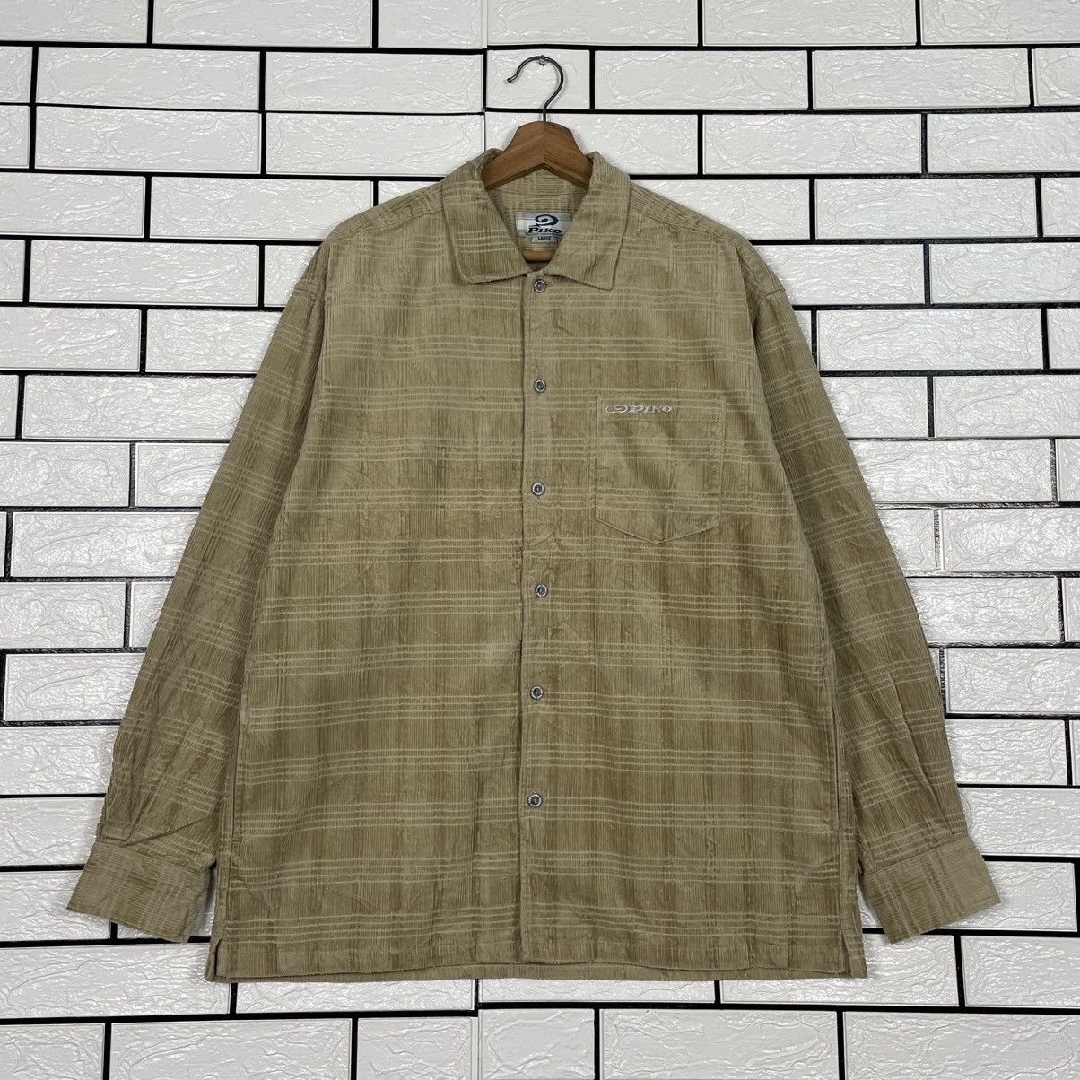 Japanese Brand Piko Hawaian Plaid Shirt Jacket Size US L / EU 52-54 / 3 - 1 Thumbnail