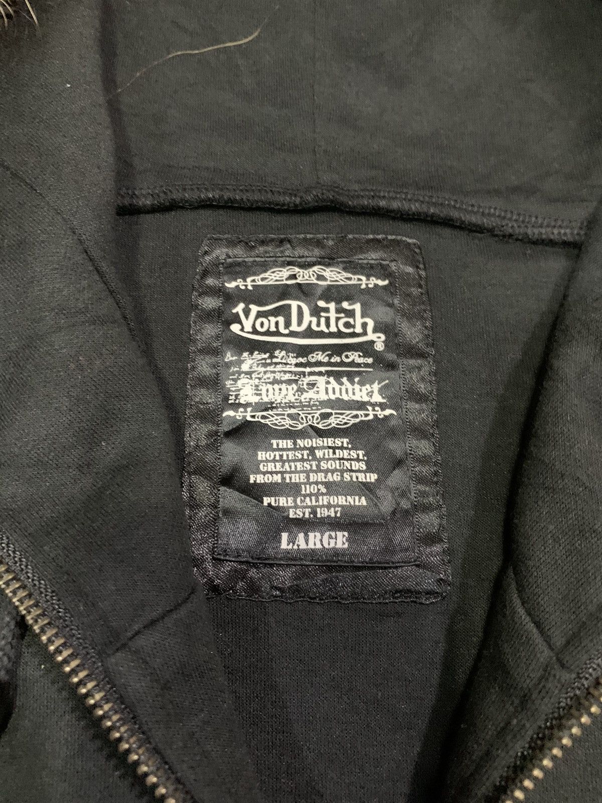 Vintage 🖤BLACKFRIDAY🖤Von dutch fur hoodie ifisxwasnine lgb styled Size US M / EU 48-50 / 2 - 7 Thumbnail