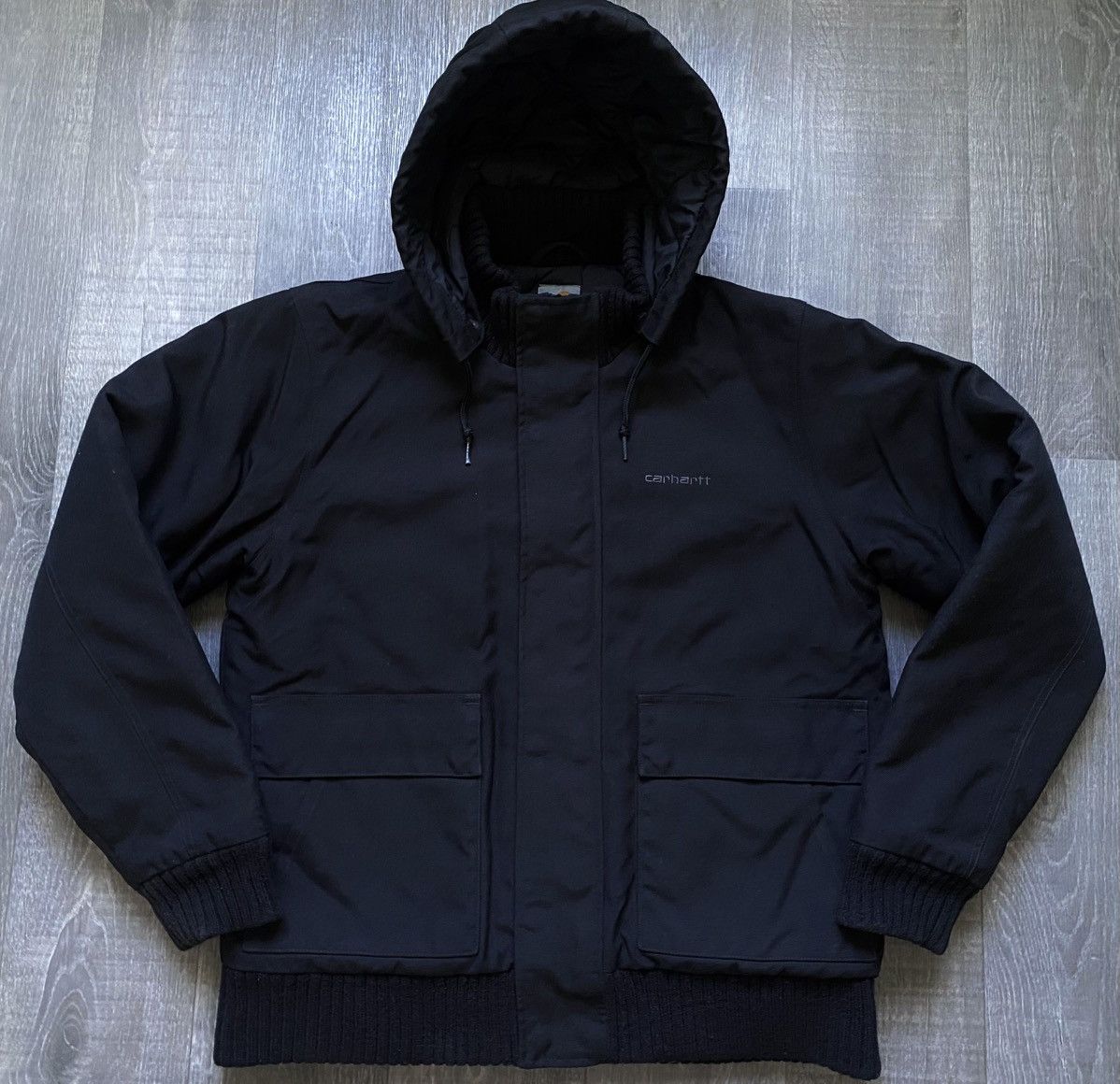 Carhartt Carhartt Vintage Black Cordura Nylon Ranger Hood Jacket WIP Size US M / EU 48-50 / 2 - 5 Thumbnail
