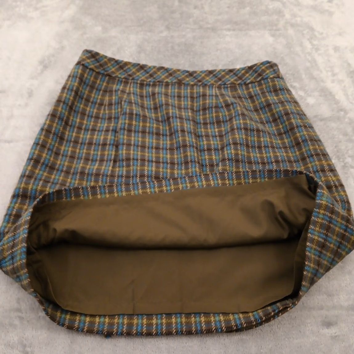 Talbots Talbots Skirt Short Women 6P Green Plaid Lined Petite Wool Polyester Viscose Size 28" / US 6 / IT 42 - 7 Thumbnail