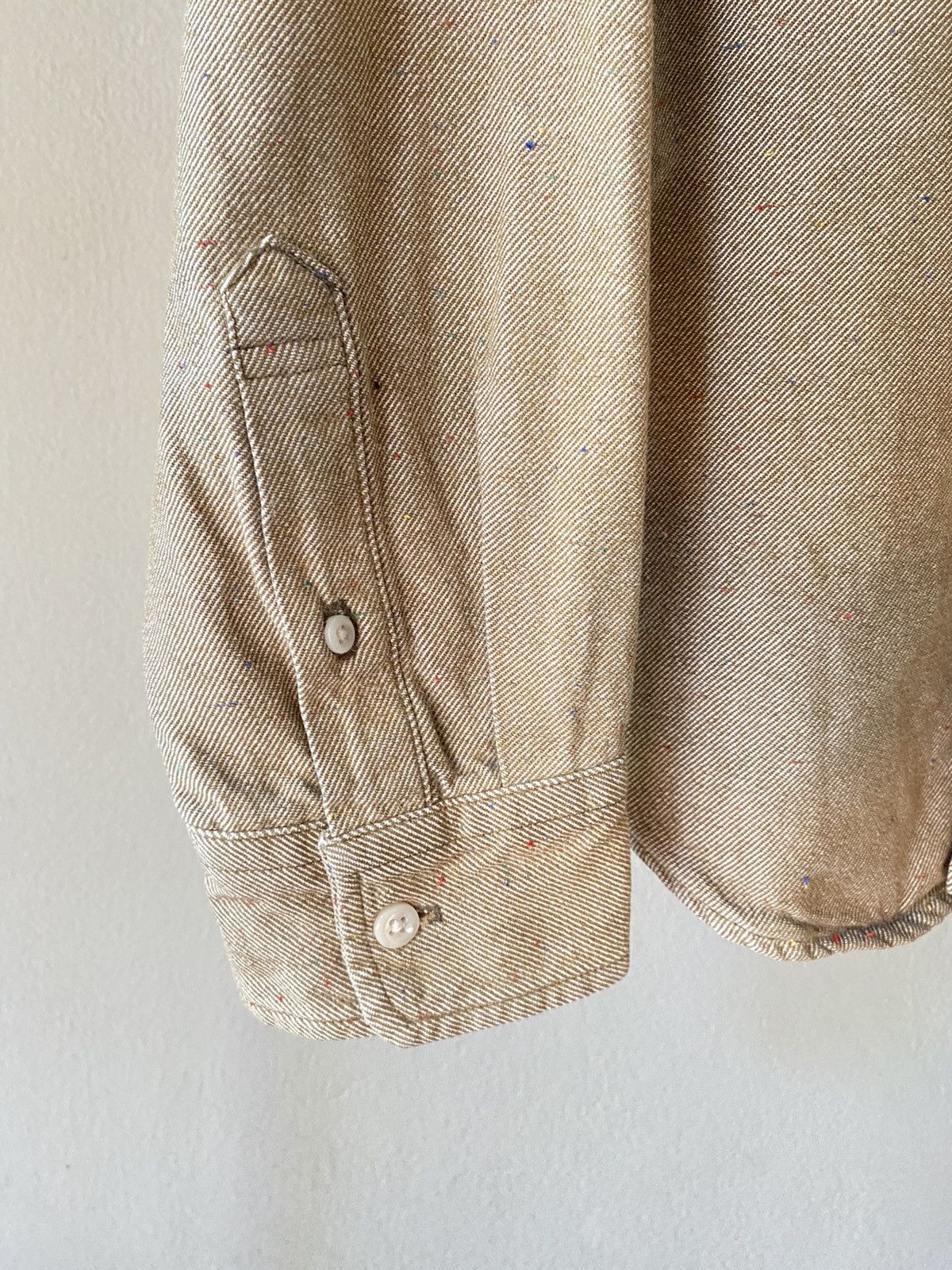 Designer × Japanese Brand INHERIT Brown Collared Shirt. Size US M / EU 48-50 / 2 - 7 Thumbnail