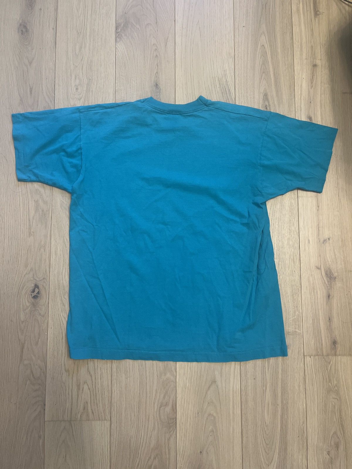 Fruit Of The Loom 1990’s fruit of the loom teal single stitch t-shirt Size US XL / EU 56 / 4 - 2 Thumbnail