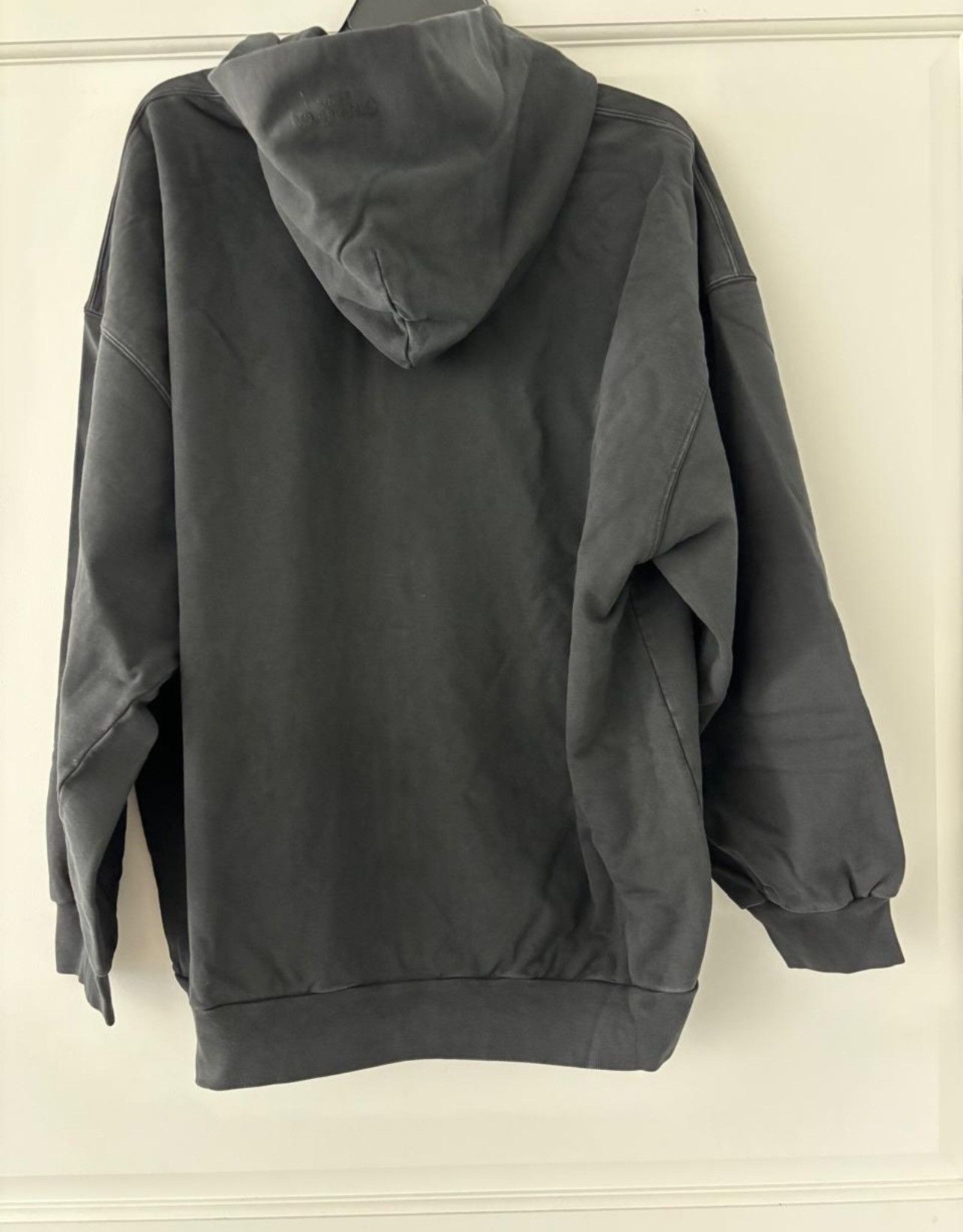 Balenciaga Worn Out Vintage Effect Paris Zip Up Hoodie in Black Size US XS / EU 42 / 0 - 5 Thumbnail