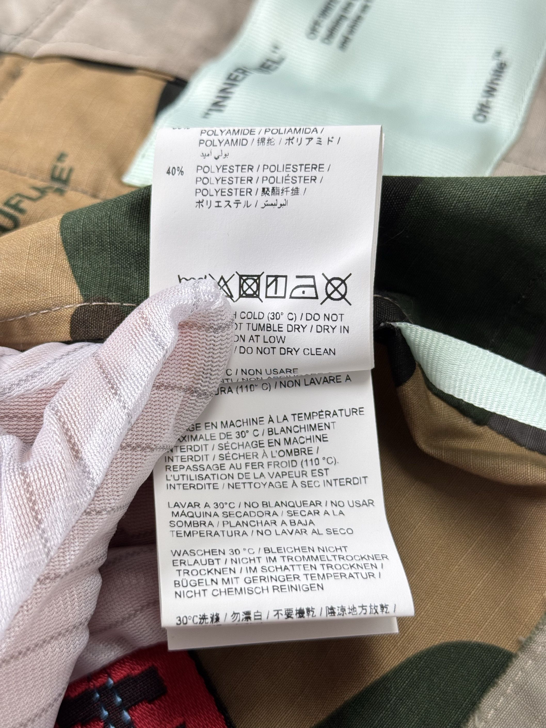 Off-White New with Tag* OFF-WHITE™ RECONSTR CAMO FIELD JACKET Size US M / EU 48-50 / 2 - 19 Thumbnail