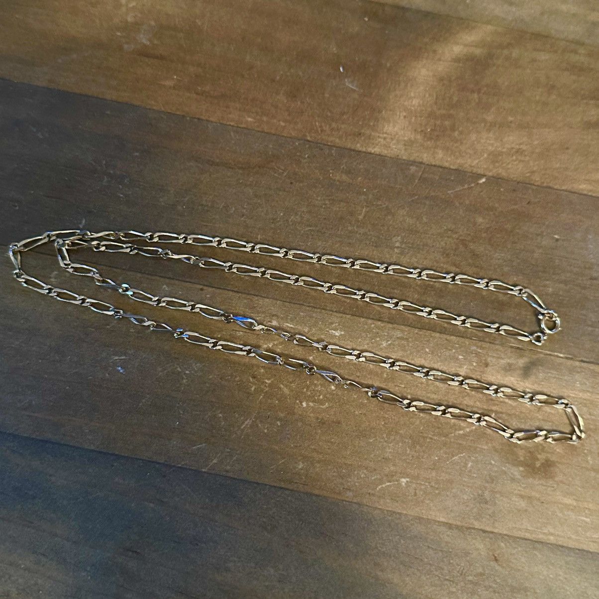Vintage Vintage oval curb link chain necklace Size ONE SIZE - 2 Thumbnail