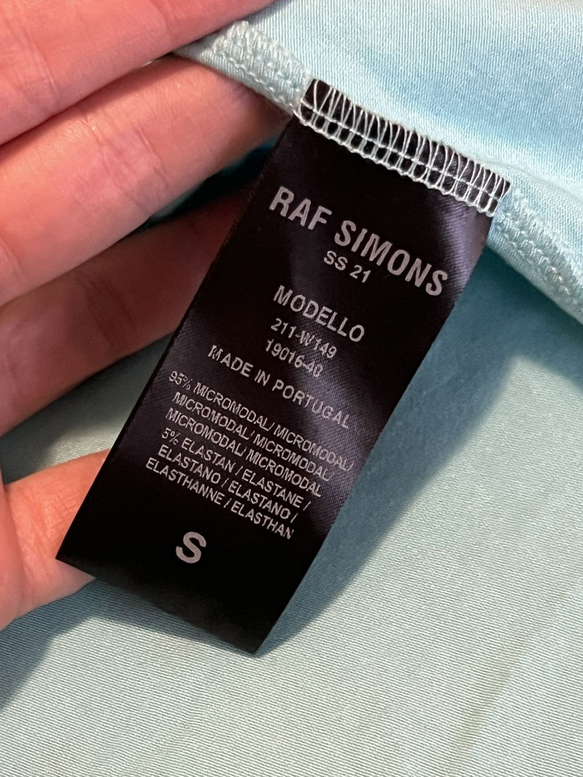 Raf Simons Longsleeve SS21 softest nicest piece Size S / US 4 / IT 40 - 5 Thumbnail