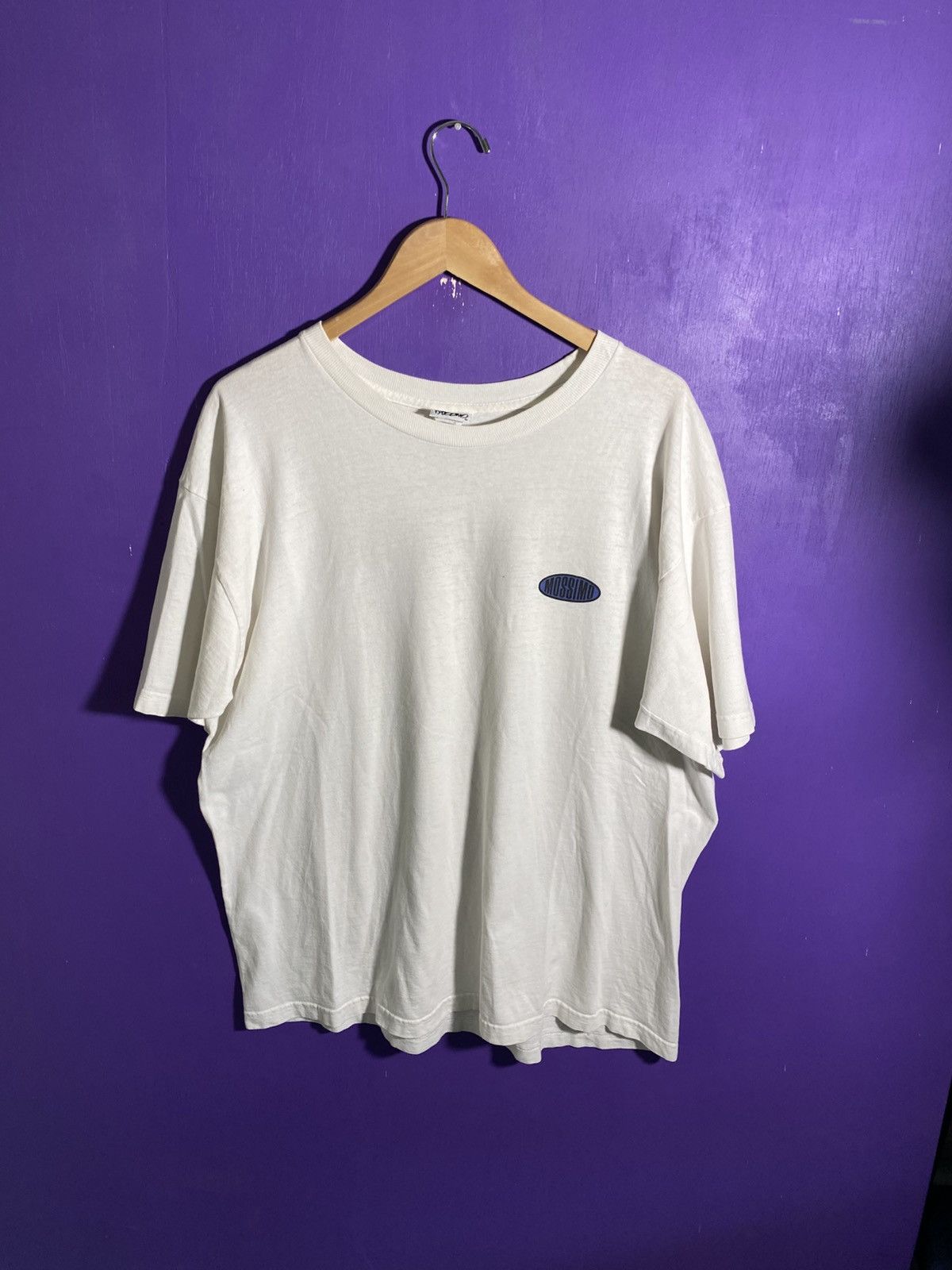 Mossimo × Vintage Vintage 90s Mossimo circle logo mullet tee Size US XL / EU 56 / 4 - 1 Thumbnail