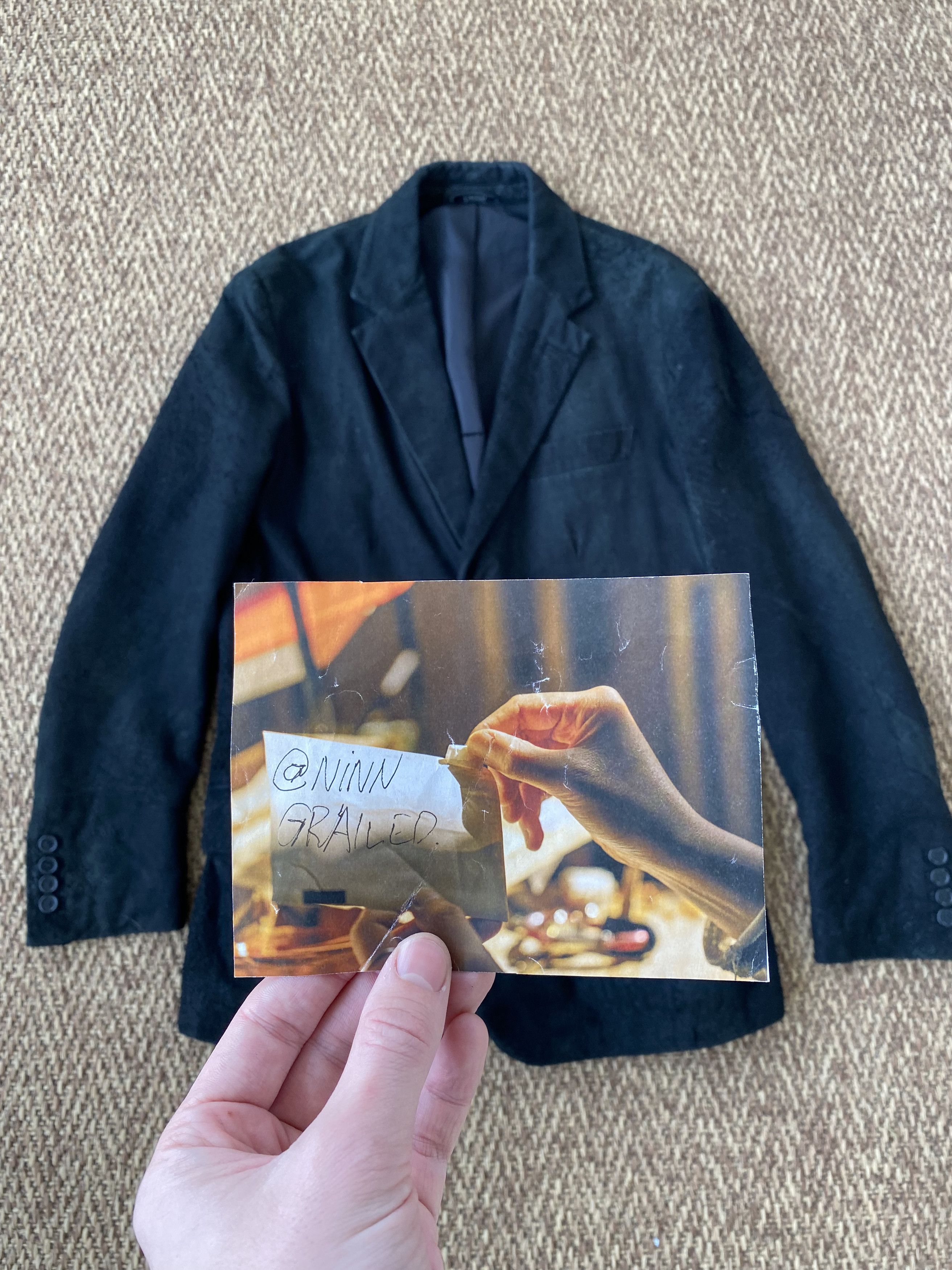 Helmut Lang FW01 Blistered Leather Blazer Size US M / EU 48-50 / 2 - 14 Thumbnail