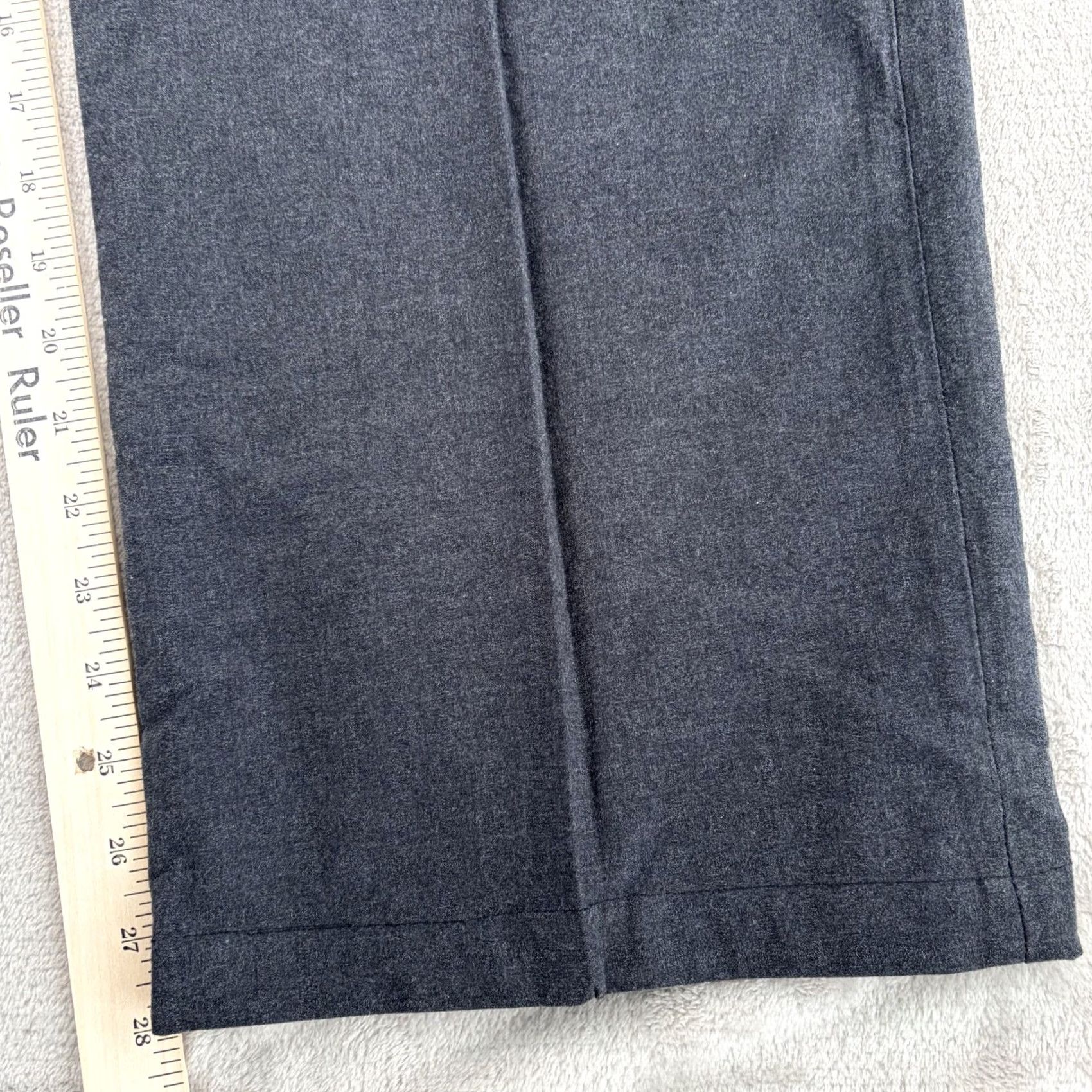 John Varvatos John Varvatos USA Pants Suspender Charcoal Heather Men 38x28 Wide Leg NWT Dress Pants Flat Front Button Zip Regular Size US 38 / EU 54 - 7 Thumbnail