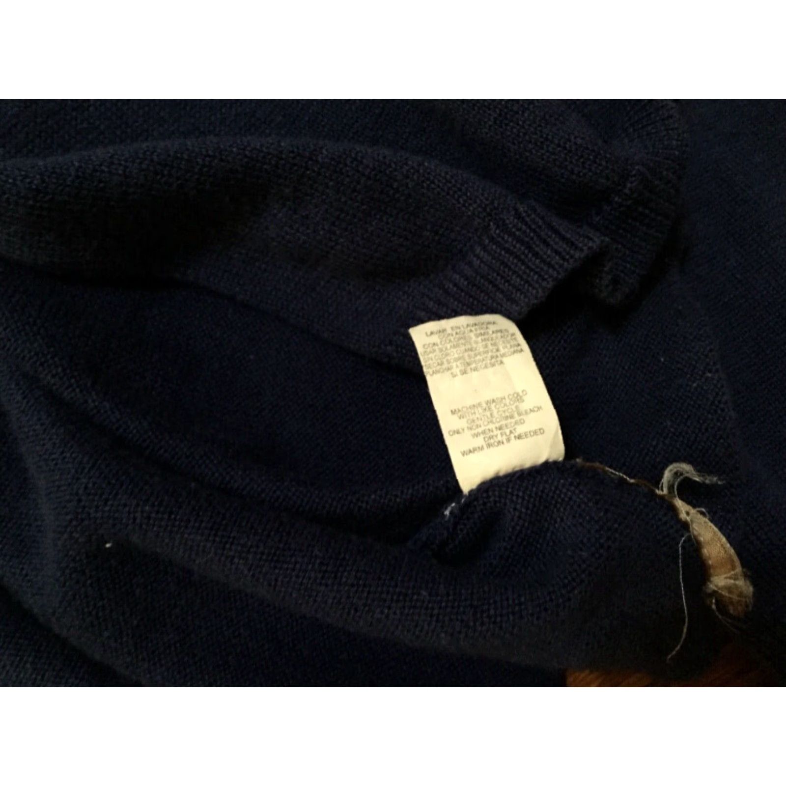 Vintage VINTAGE Daisy Fuentes Cardigan Sweater Women Large Blue Button-Front Hip Length Casual Fall Winter Size L / US 10 / IT 46 - 4 Thumbnail