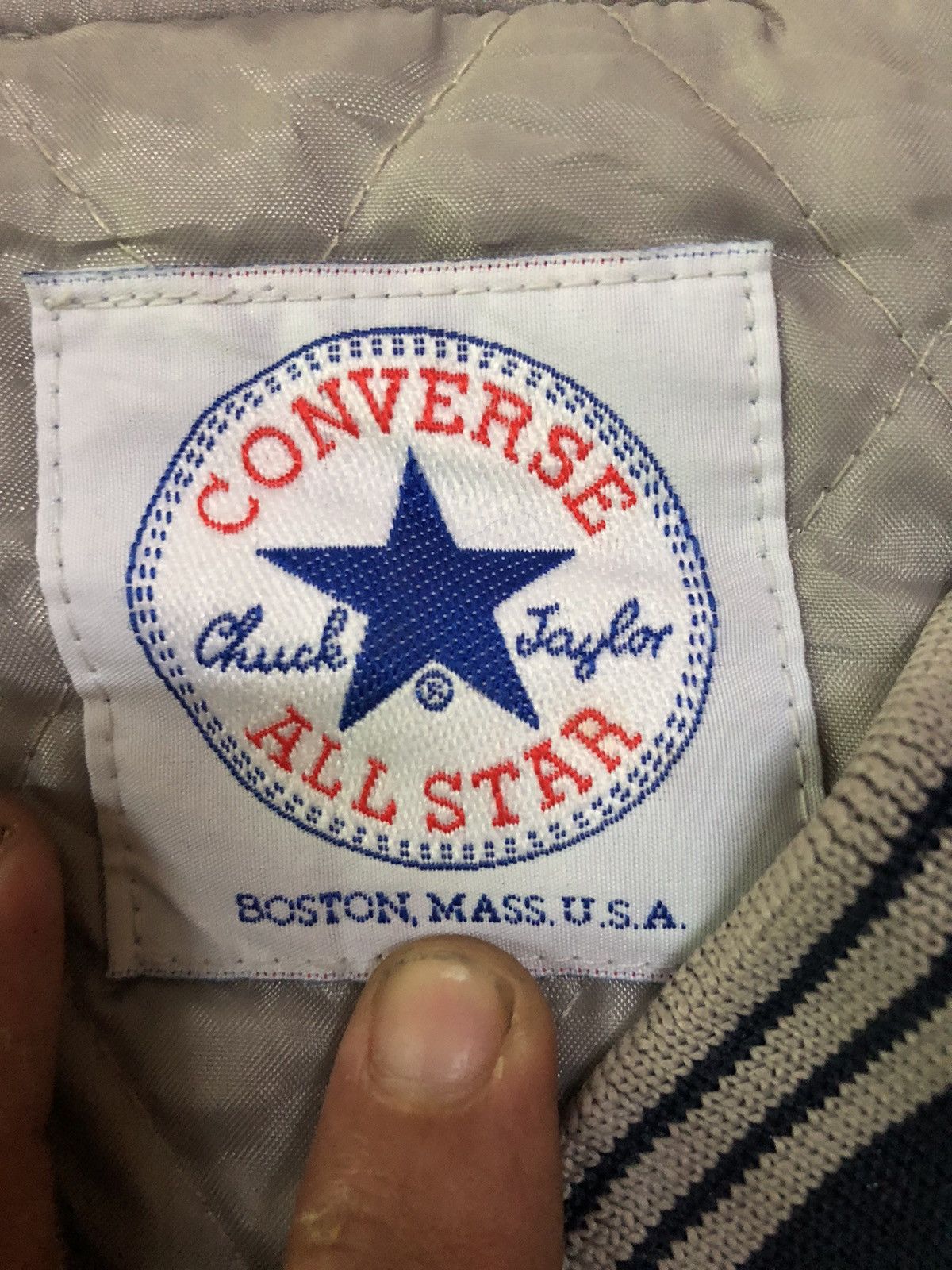 Converse Vintage Converse Oversize Big logo Bomber jacket Size US XXL / EU 58 / 5 - 3 Thumbnail