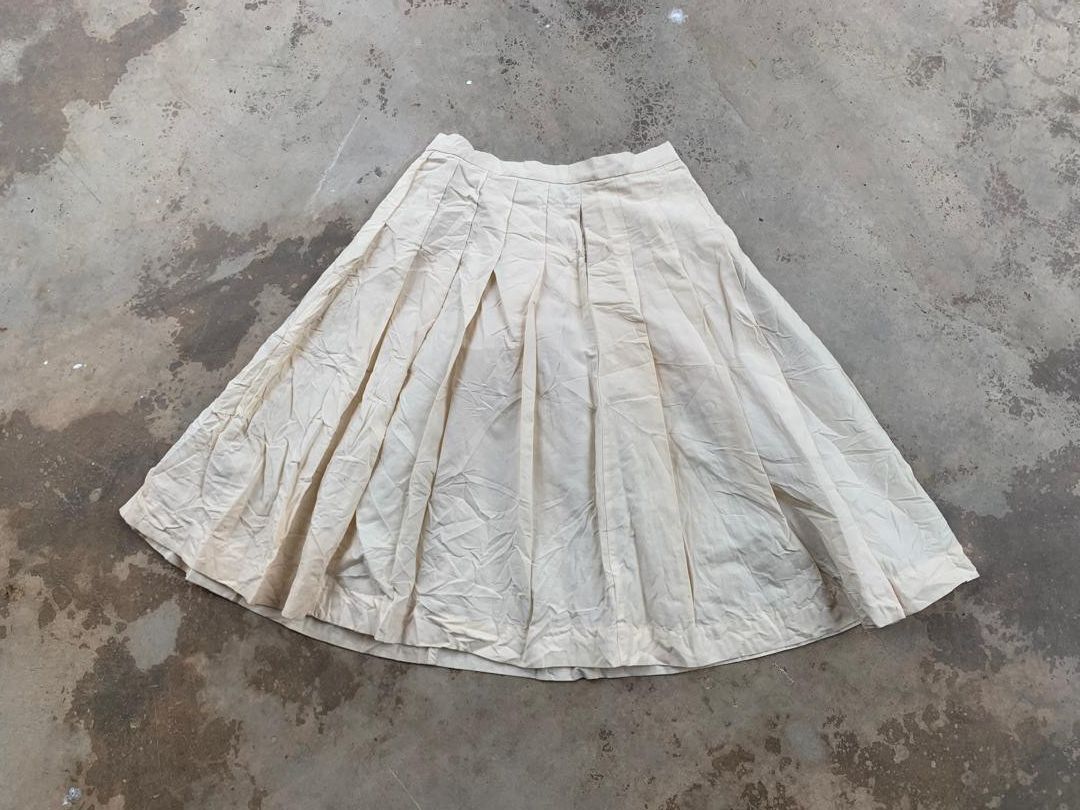 Designer × Margaret Howell × Vintage Margaret Howell Button Midi Skirt Size 27" / US 4 / IT 40 - 2 Thumbnail