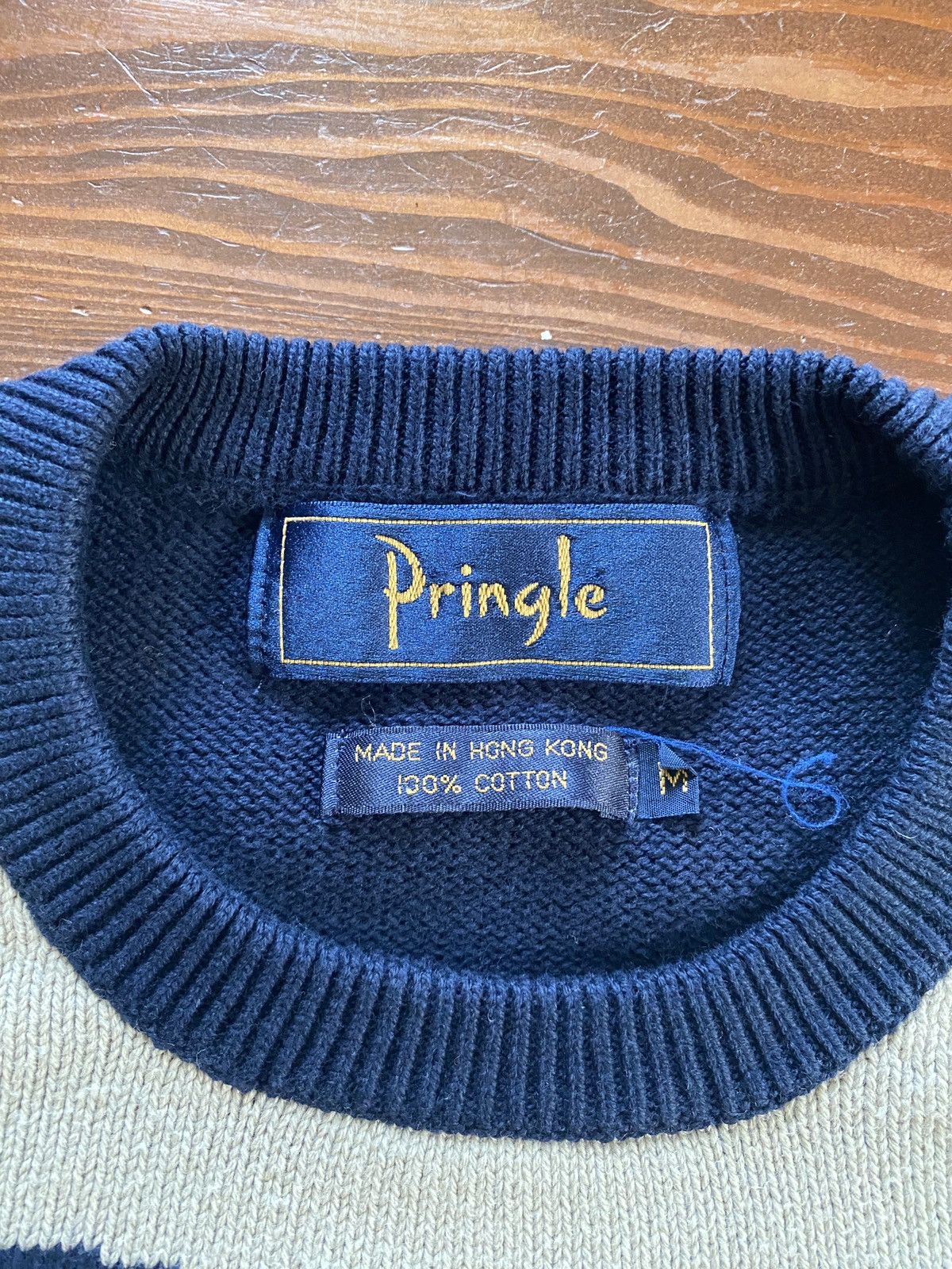 Pringle Of Scotland Vintage 90’s Pringle Golfer Big Image Knit Sweater Size US M / EU 48-50 / 2 - 5 Thumbnail
