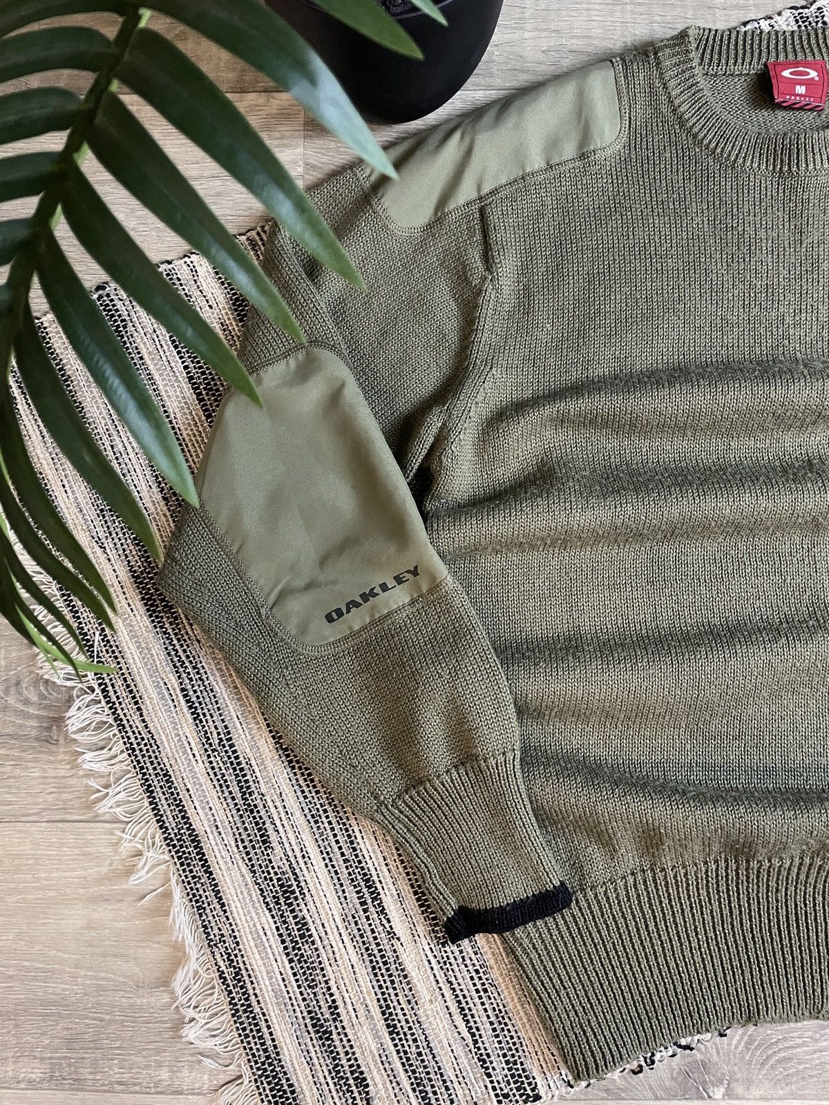 Oakley ☠️ OAKLEY 00s Nylon-Knitted Logo Knitwear Sweater M Size US M / EU 48-50 / 2 - 8 Thumbnail