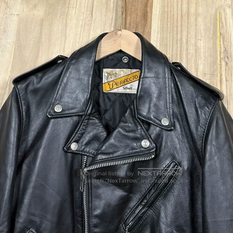 Schott Schott Cowhide lapel biker jacket Size US XS / EU 42 / 0 - 3 Thumbnail