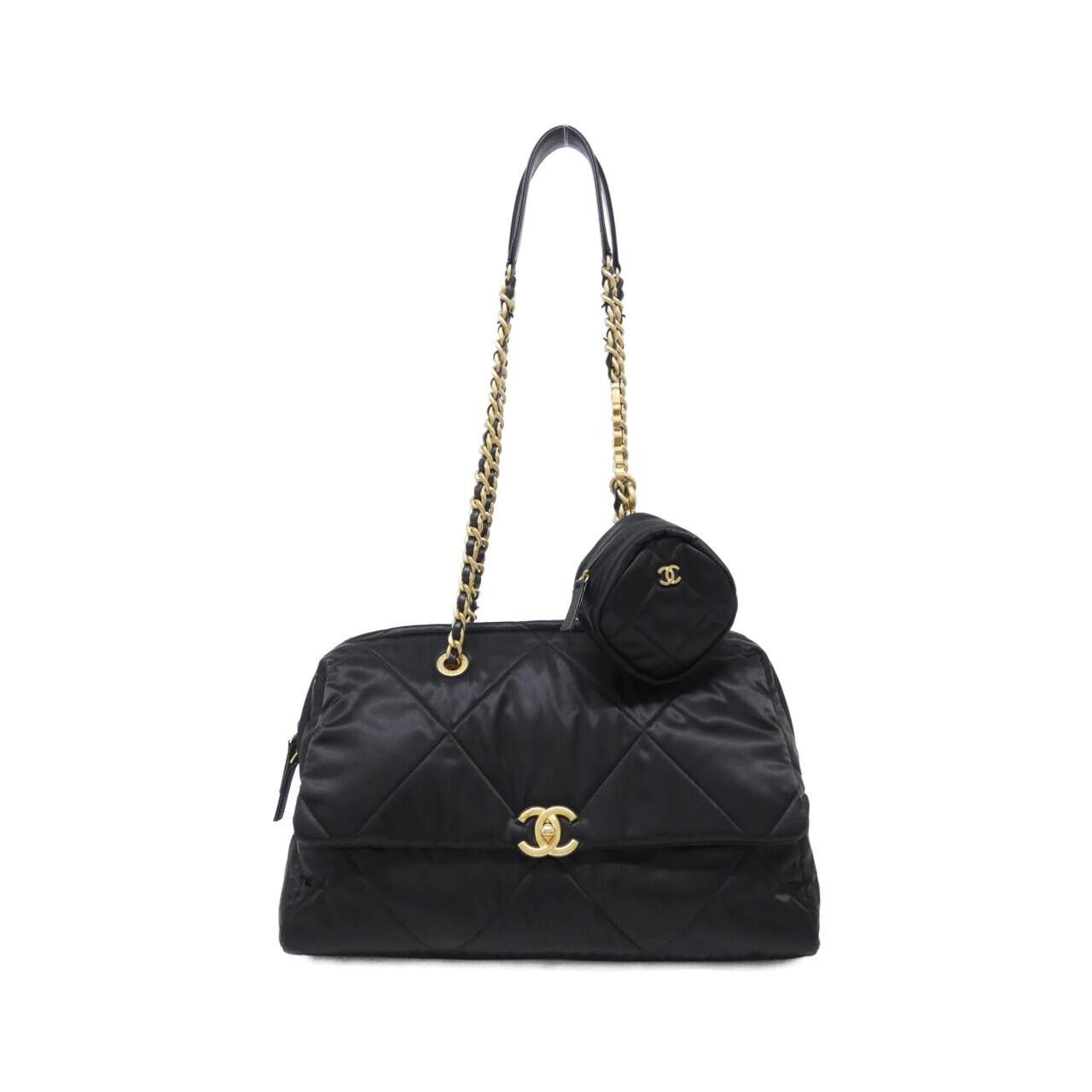 Chanel Chanel AS4776 Satin Shoulder Bag Textile Shoulder Bag AS4776 DUTY FREE for USA