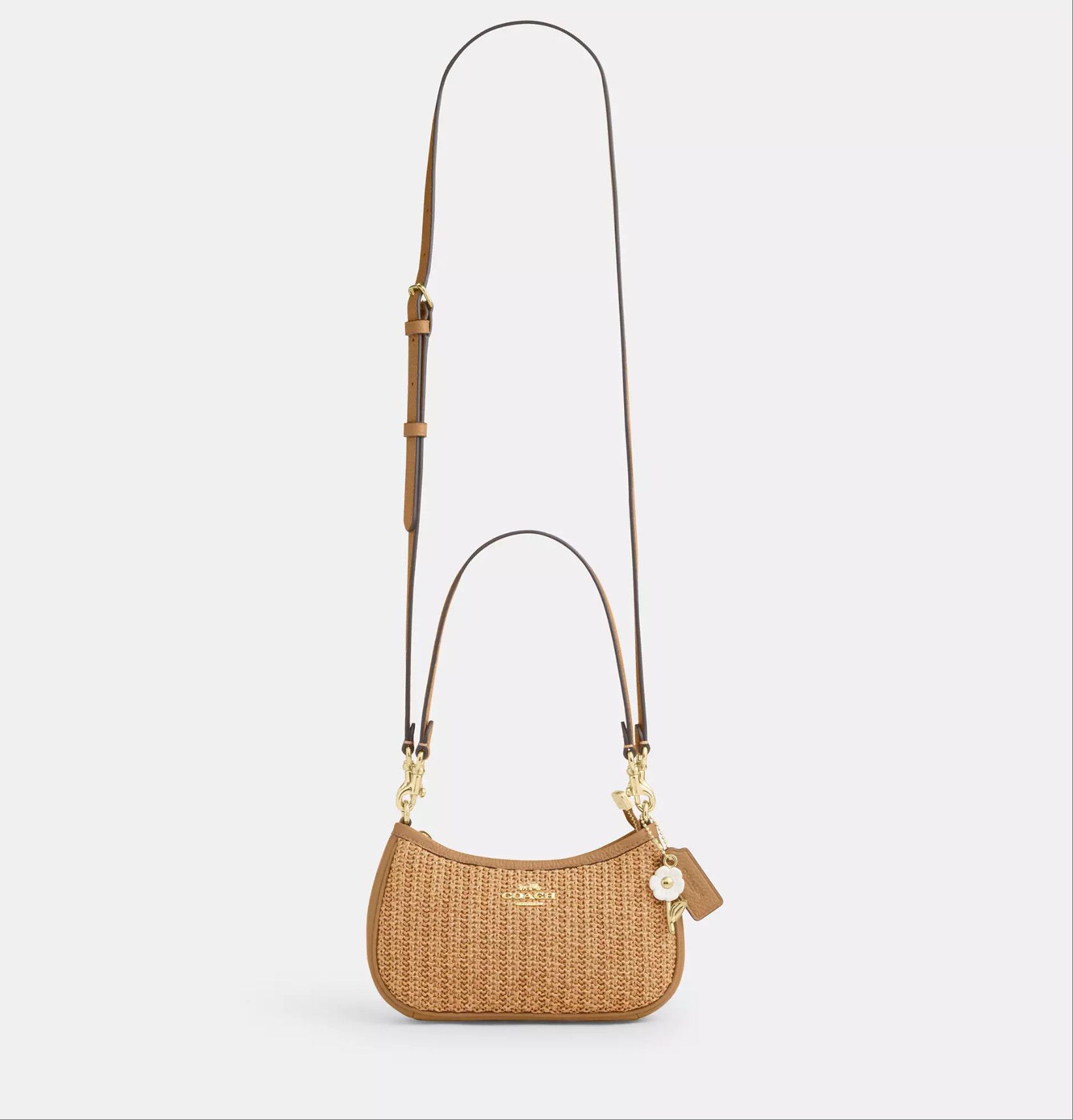 Coach NWT Coach Teri Mini Crossbody Bag CDW66 Toast Size ONE SIZE - 16 Thumbnail