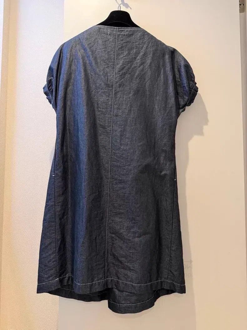 Comme des Garcons Comme Des Garcons Cotton and Linen Blend Short Sleeve Dres Size S / US 4 / IT 40 - 2 Thumbnail