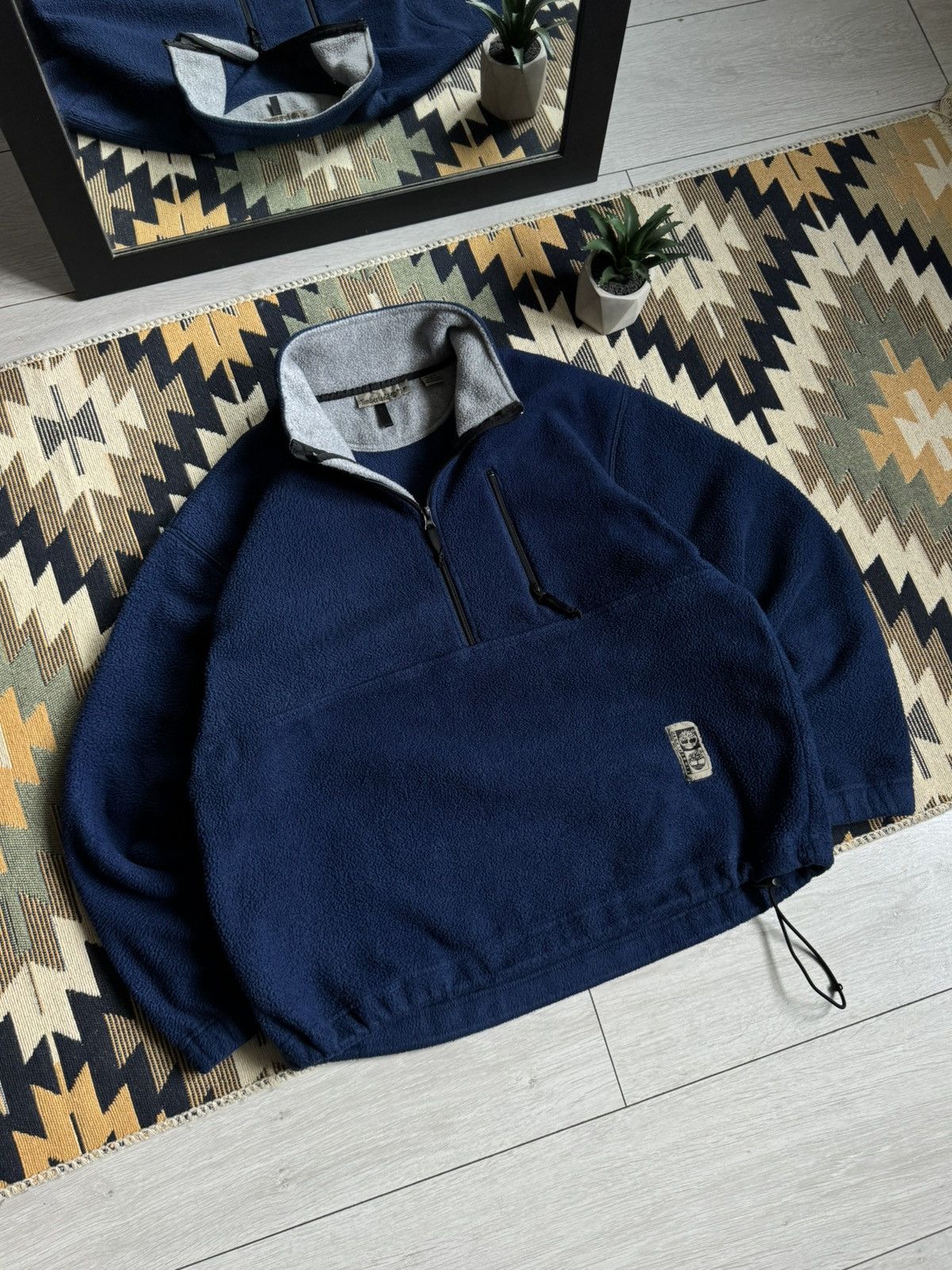 Timberland Vintage Timberland Gorpcore 1/3 Zip Fleece Sherpa Size US S / EU 44-46 / 1 - 2 Thumbnail