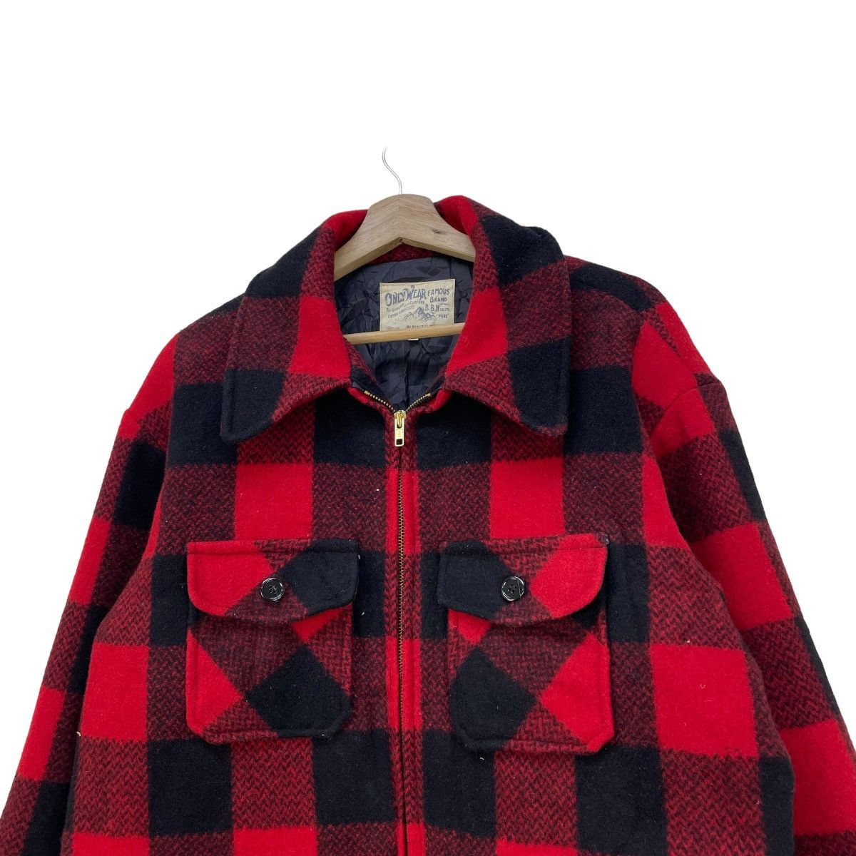 Vintage 🔥Japanese Brand Only Wear BBH co Buffalo Checks Jacket Size US M / EU 48-50 / 2 - 3 Thumbnail