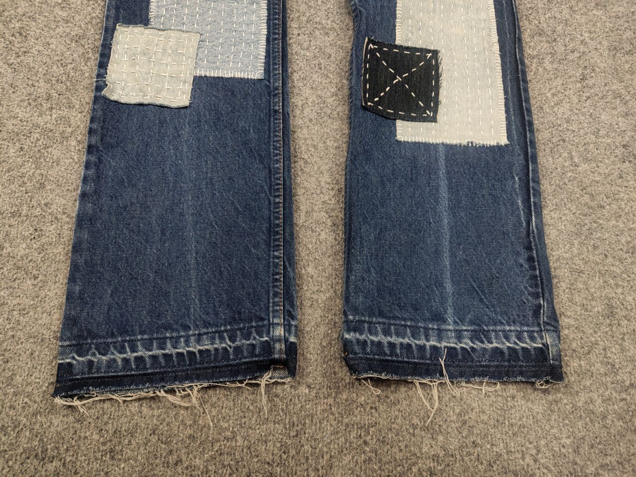 Levi's Vintage 90's levis 517 Sashiko Japan Patchwork Denim Jeans Size US 30 / EU 46 - 8 Thumbnail