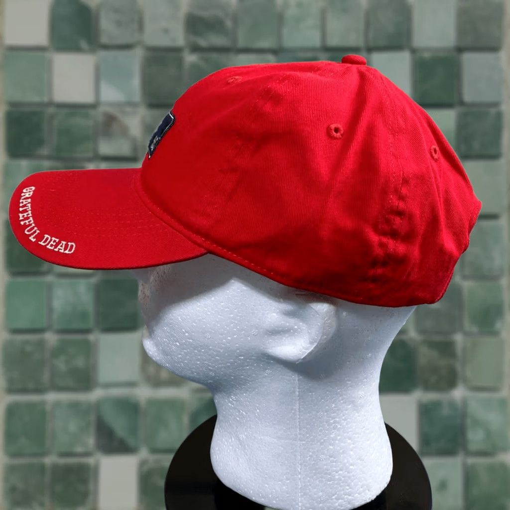Liquid Blue Liquid Blue Men's Grateful Dead - 65-95 Adjustable Baseball Cap Red OSFA New Size ONE SIZE - 1 Thumbnail