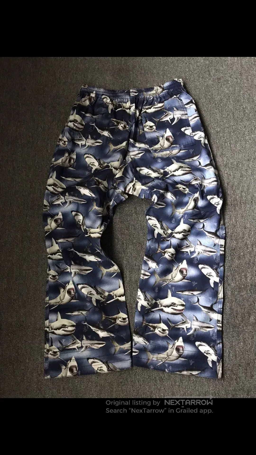 Palm Angels Palm Angels Blue Shark Casual Pants. Size US 30 / EU 46 - 2 Thumbnail