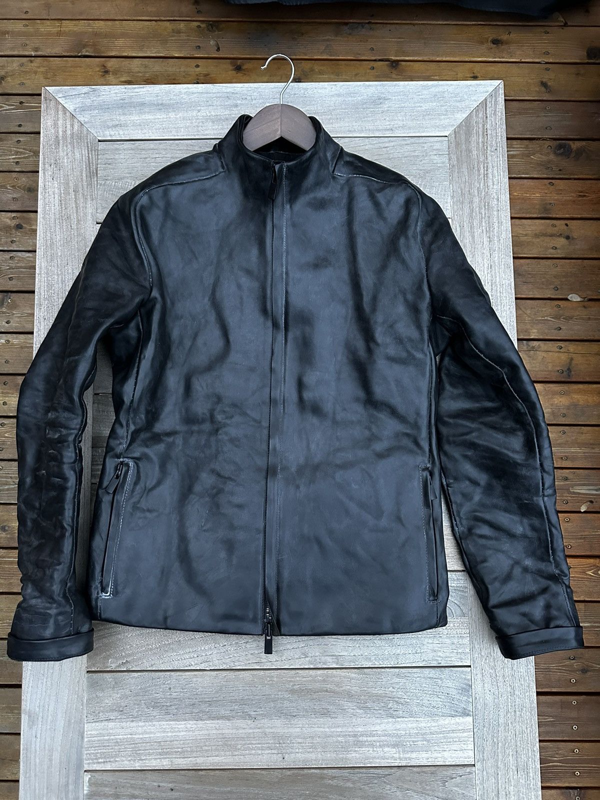 Layer-0 Layer-0 FWM15-22 Horsehide Leather Jacket Size US M / EU 48-50 / 2 - 2 Thumbnail