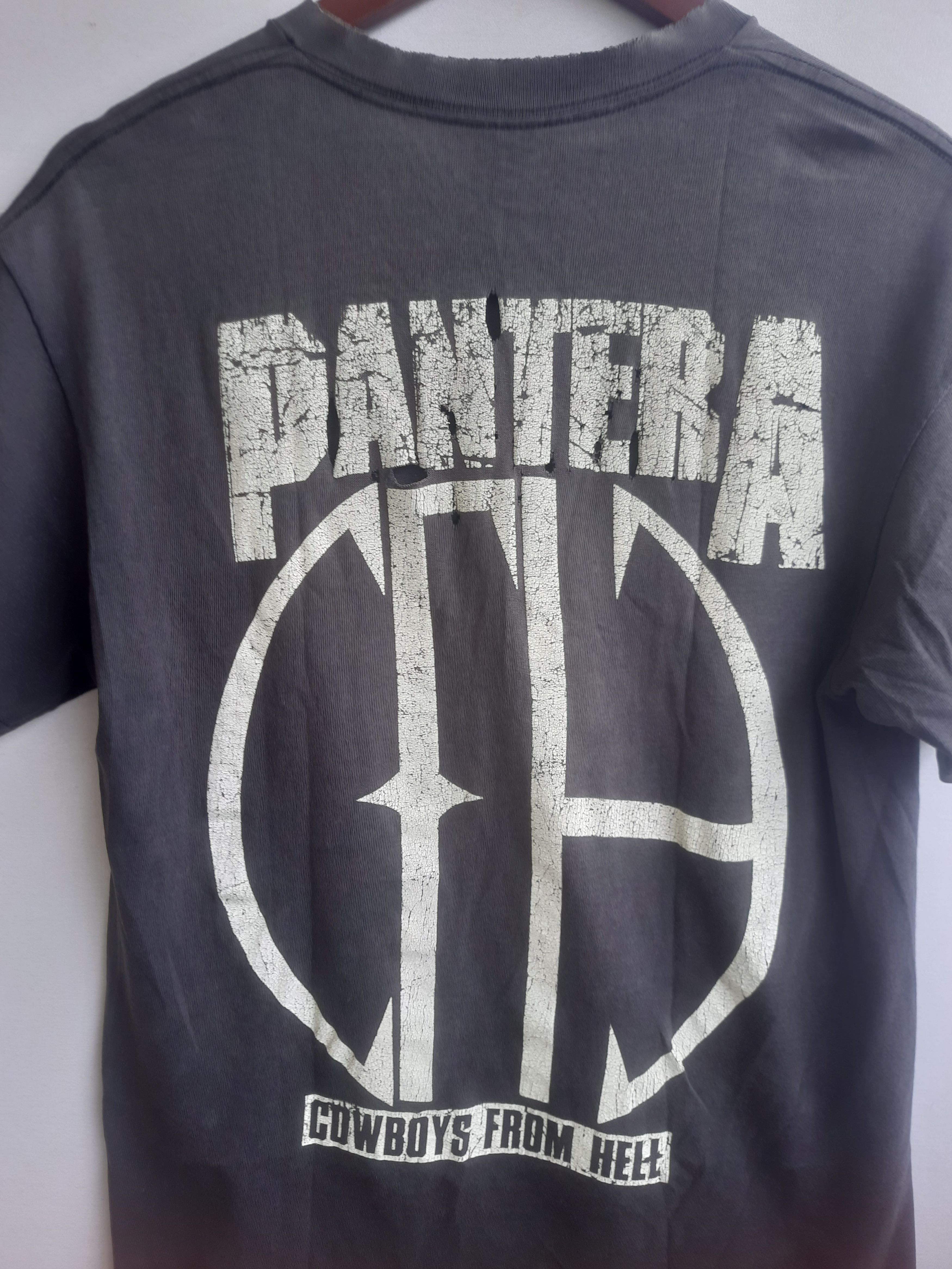 Band Tees Distressed Vintage PANTERA Cowboys From Hell Size US M / EU 48-50 / 2 - 4 Thumbnail