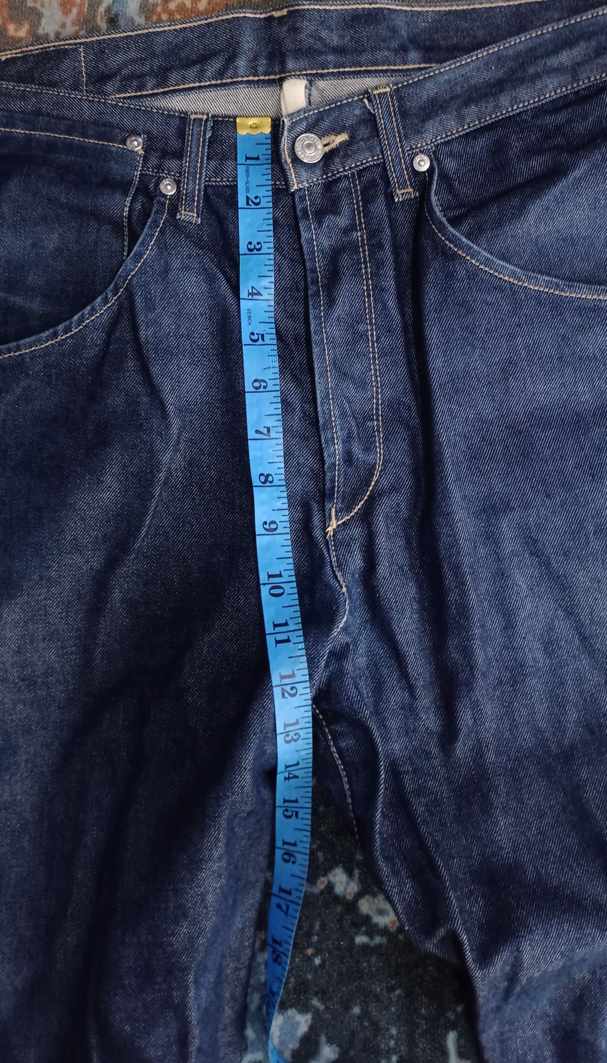 Indigo × Levi's × Levi's Vintage Clothing Vintage💥 Levi's Engineered Single (R) Denim Jeans Size US 34 / EU 50 - 18 Thumbnail