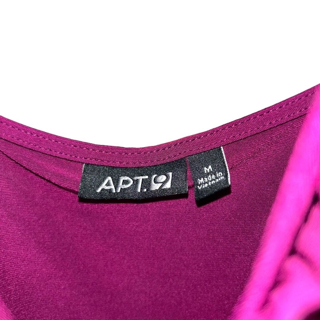 Apt. 9 Apt9 Vibrant Pink Purple Sleeveless Ruffled Dress Medium Size M / US 6-8 / IT 42-44 - 3 Thumbnail