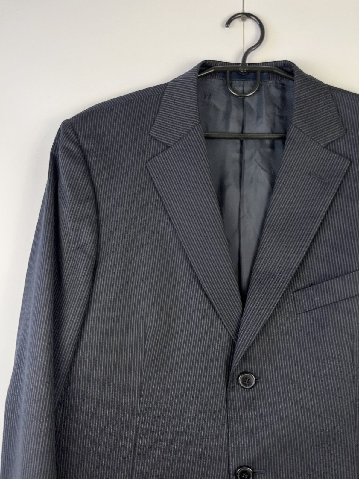 Z Zegna Z Zegna City Luxury Wool Stripped Suit Made in Italy Size 42R - 3 Thumbnail