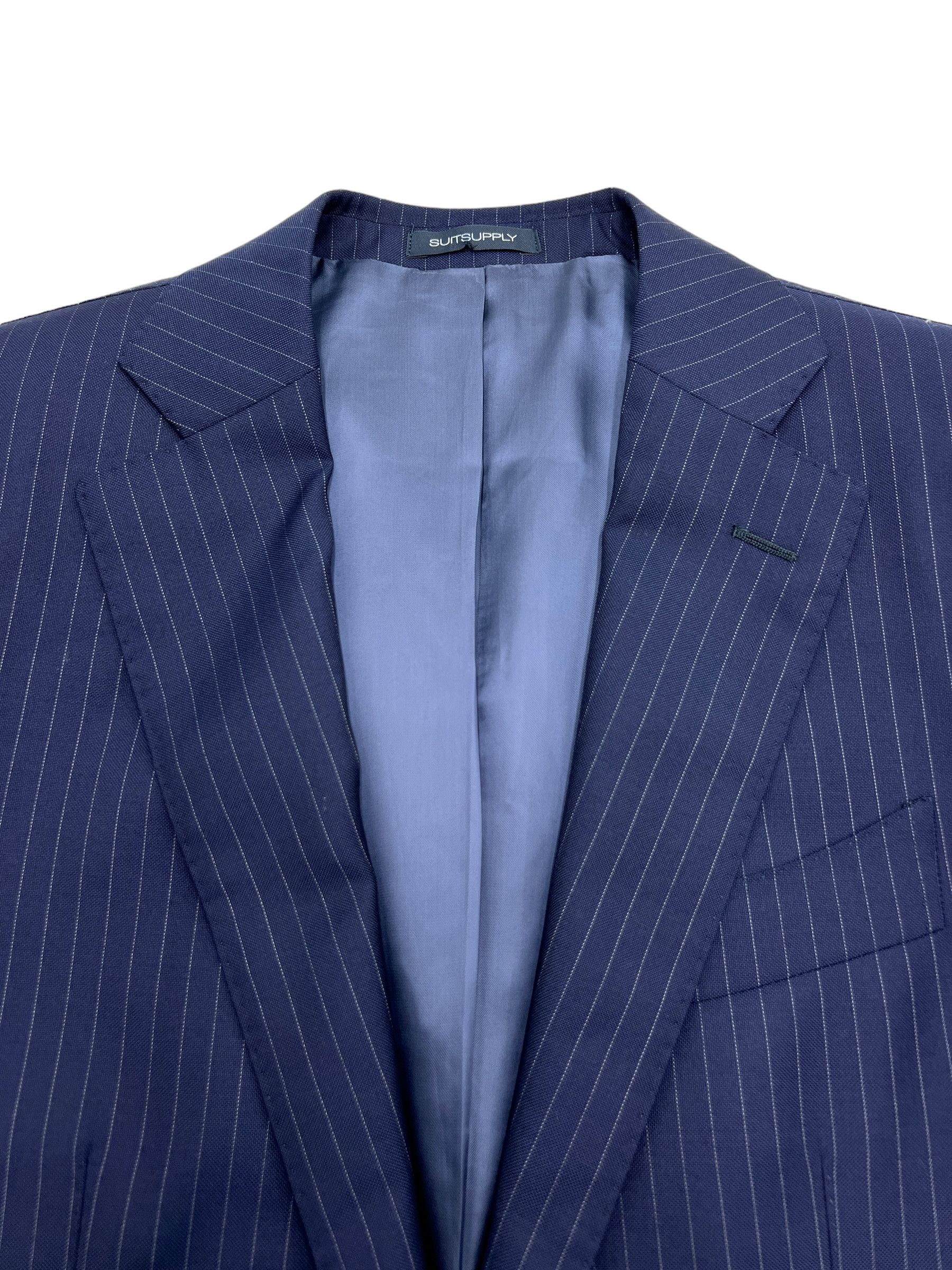 Suitsupply Lazio Wool Formal Blazer Waistcoat Suit EU:44; UK/US:34R Size 34R - 14 Thumbnail